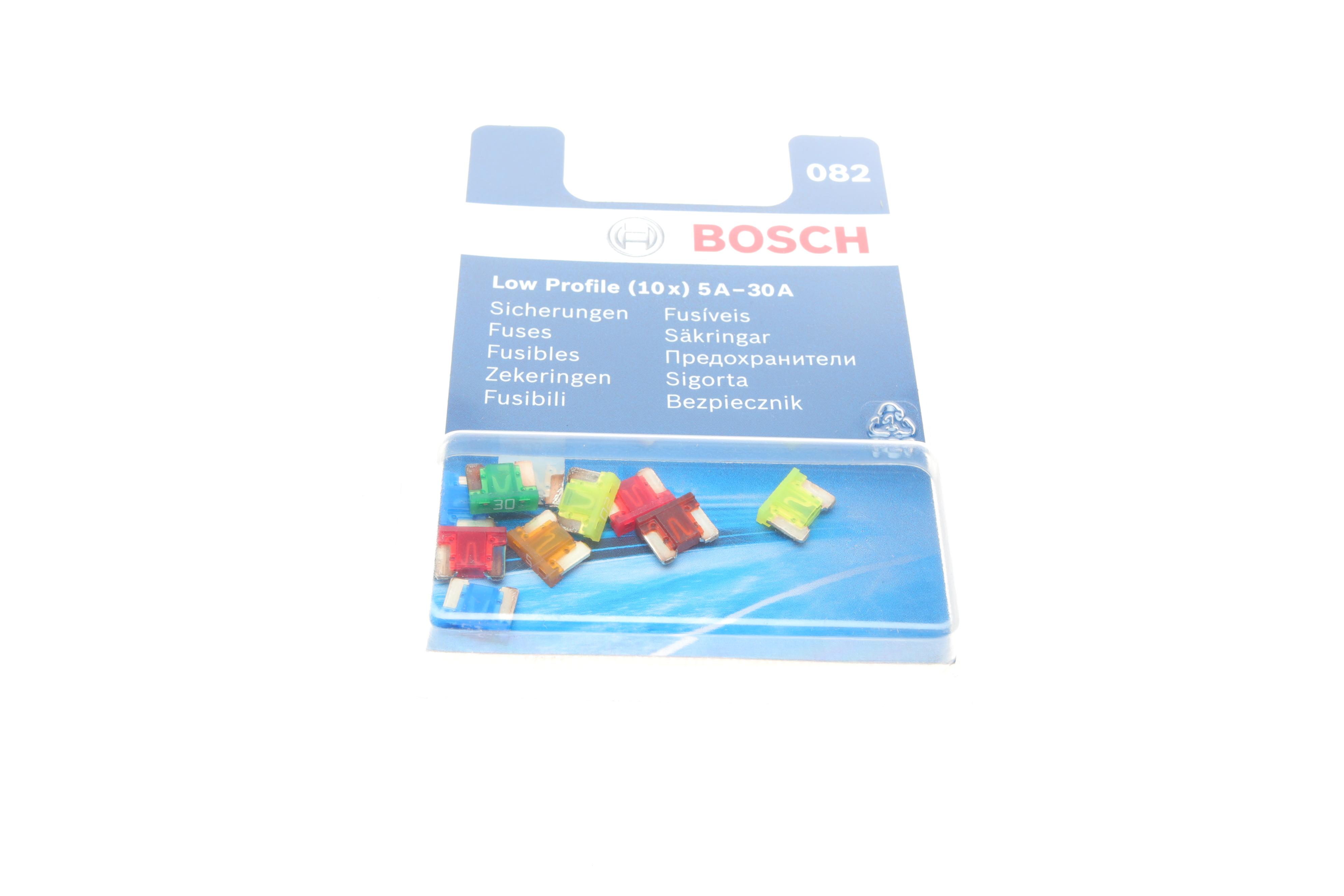 Комплект запобіжників (міні, з плоскими контактами) 5A/7,5A/25A/30A/10A/15A/20A ) (10шт)