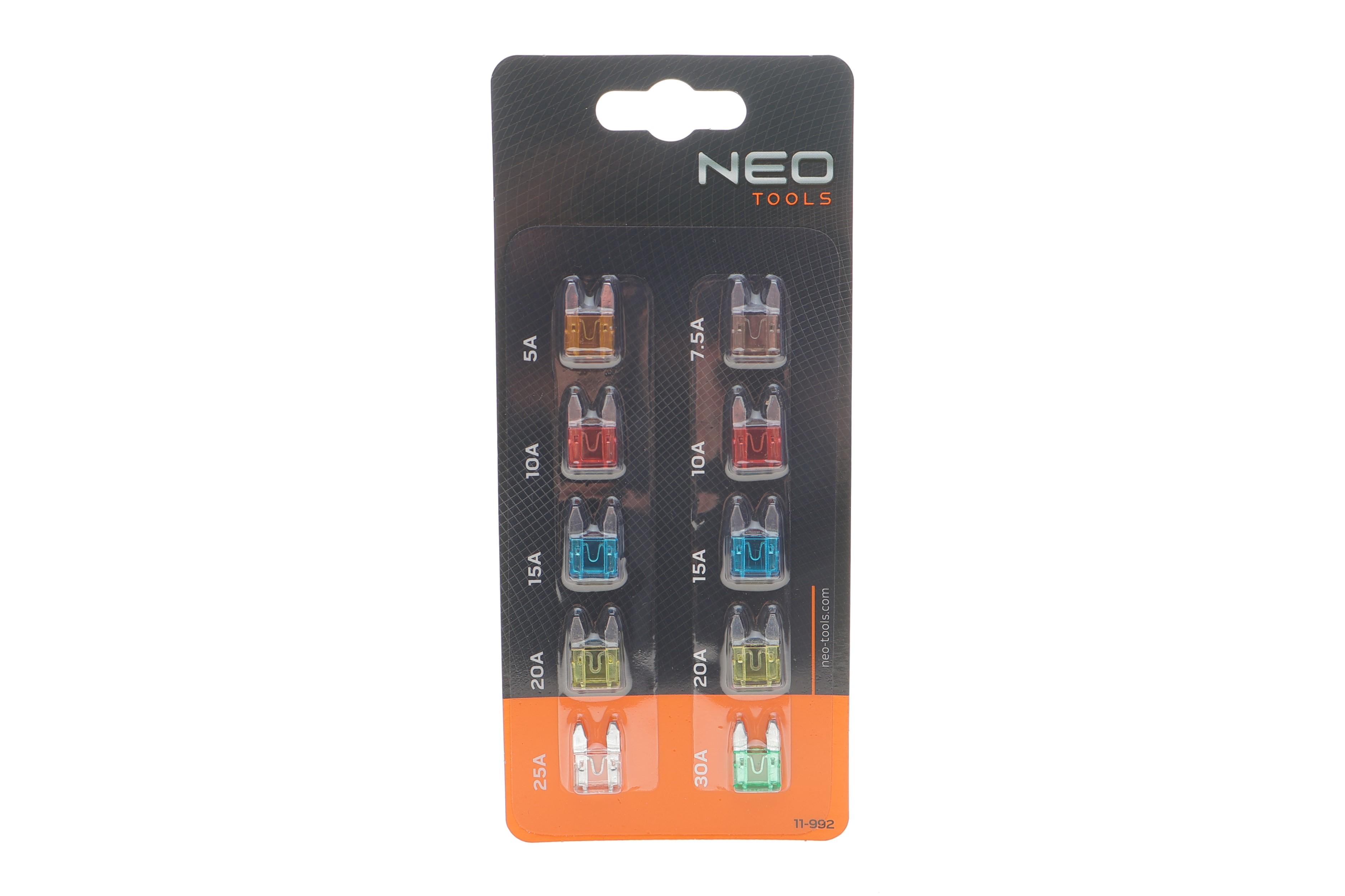 Комплект запобіжників (Міні) (5A/7.5A/10A/15A/20A/25A/30A)