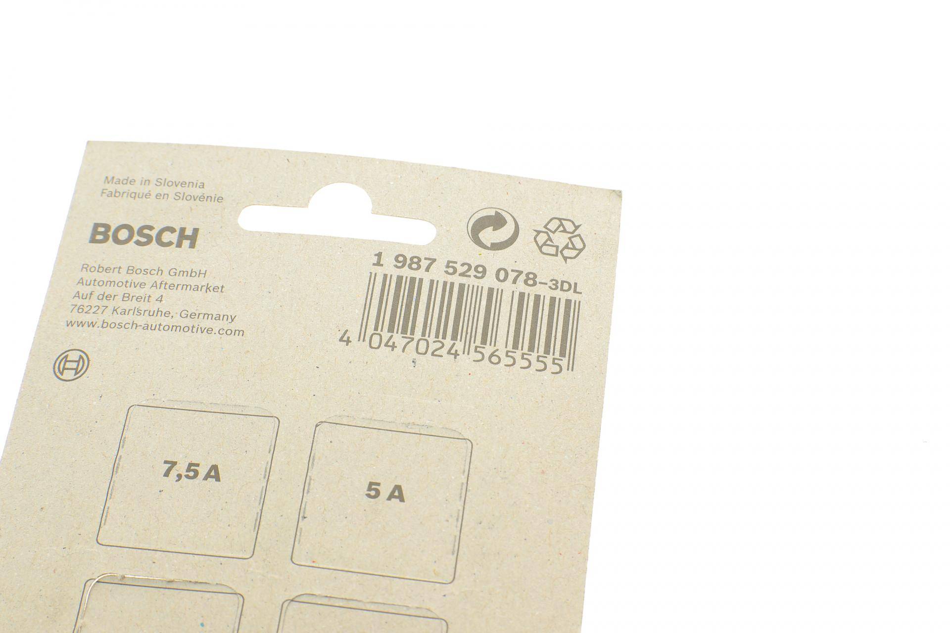 Комплект запобіжників 5A/7,5A/10A/15A/20A/25А/30А (мікро) (к-кт 10шт.)