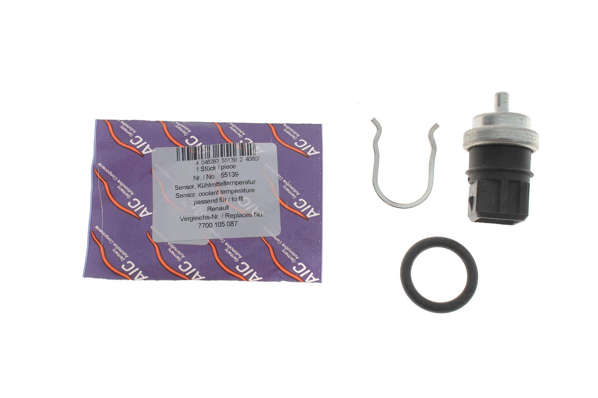 Датчик температури охолоджуючої рідини Renault Master/Opel Movano 1.9-2.5D 01- (4 конт.) (чорний)