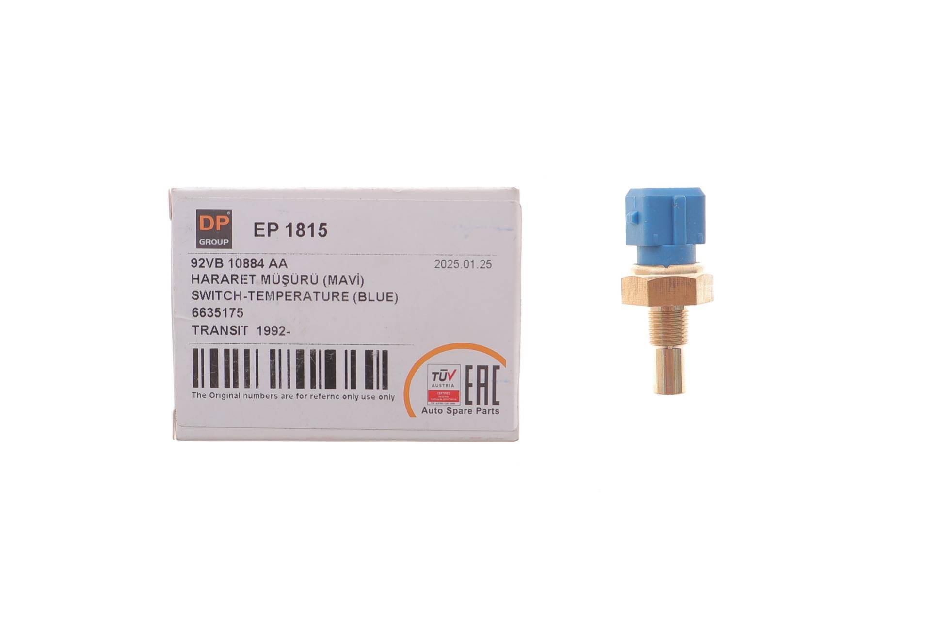 Датчик температури охолоджуючої рідини Ford Transit 85-00 (синій)