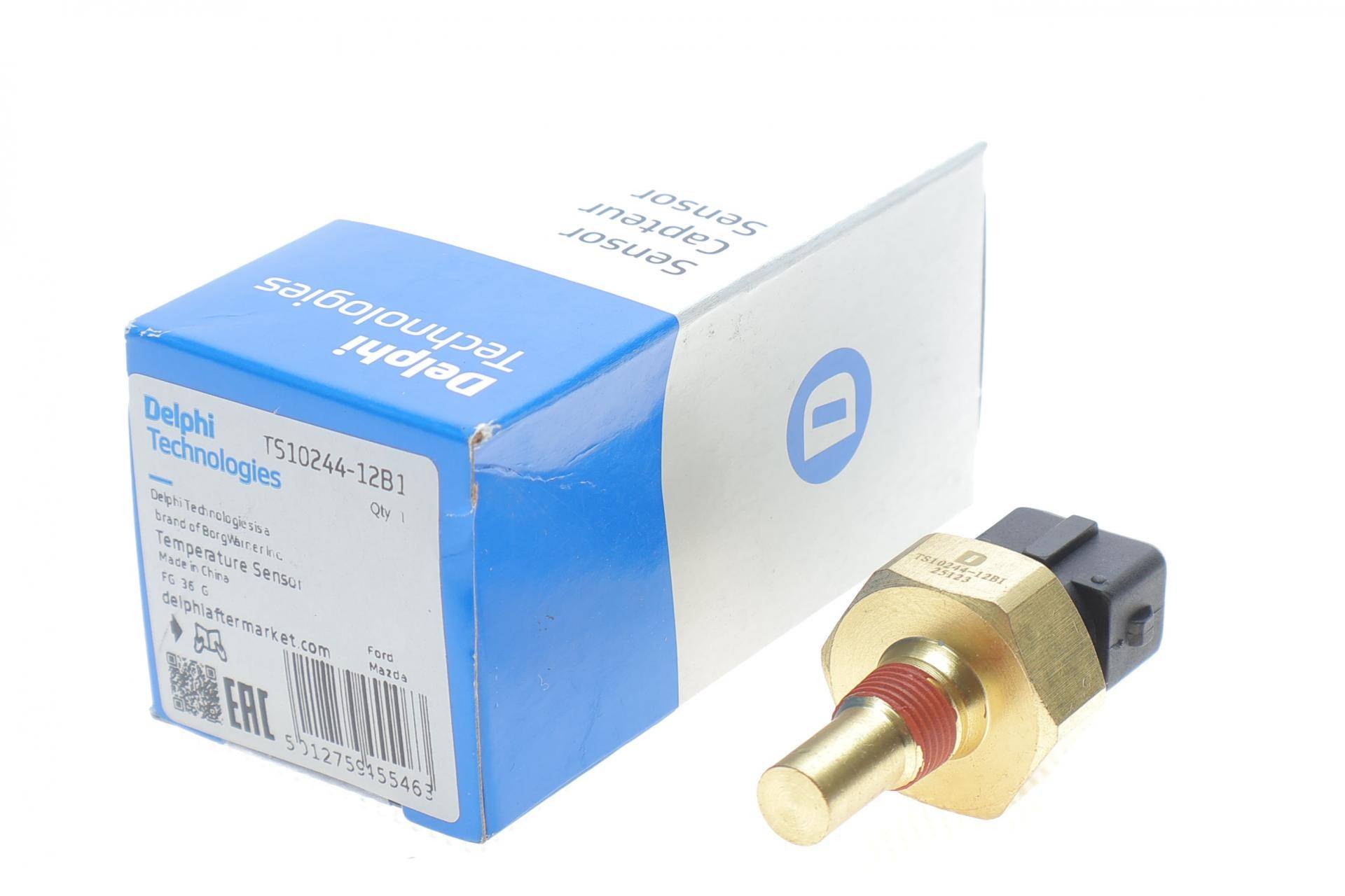 Датчик температури охолоджуючої рідини Ford Transit 1.8 16V/2.0 94-13 (чорний) (2 конт.)