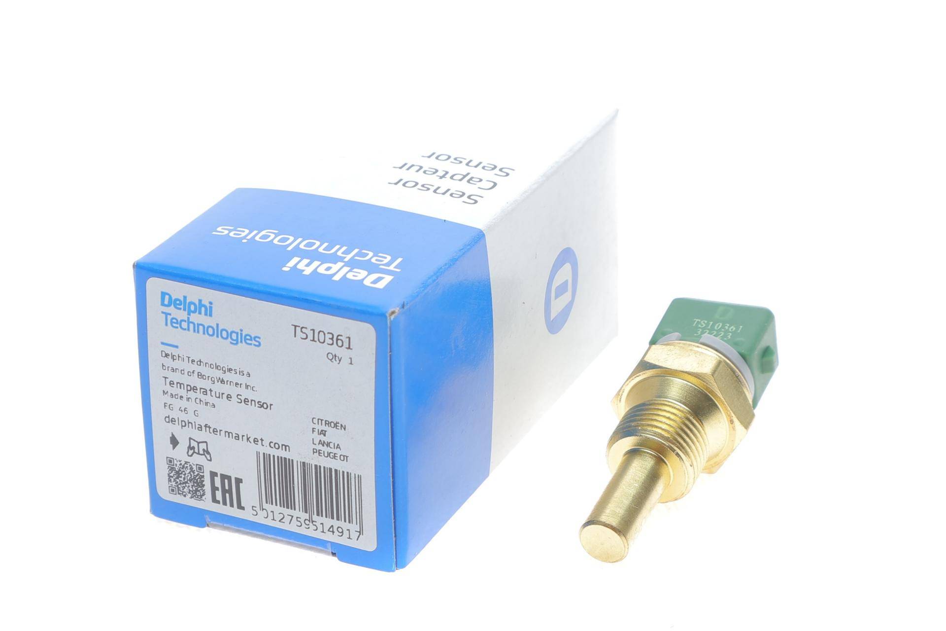 Датчик температури охолоджуючої рідини Citroen Berlingo/Jumper 1.8/2.5D 94- (2 конт.) (зелений)