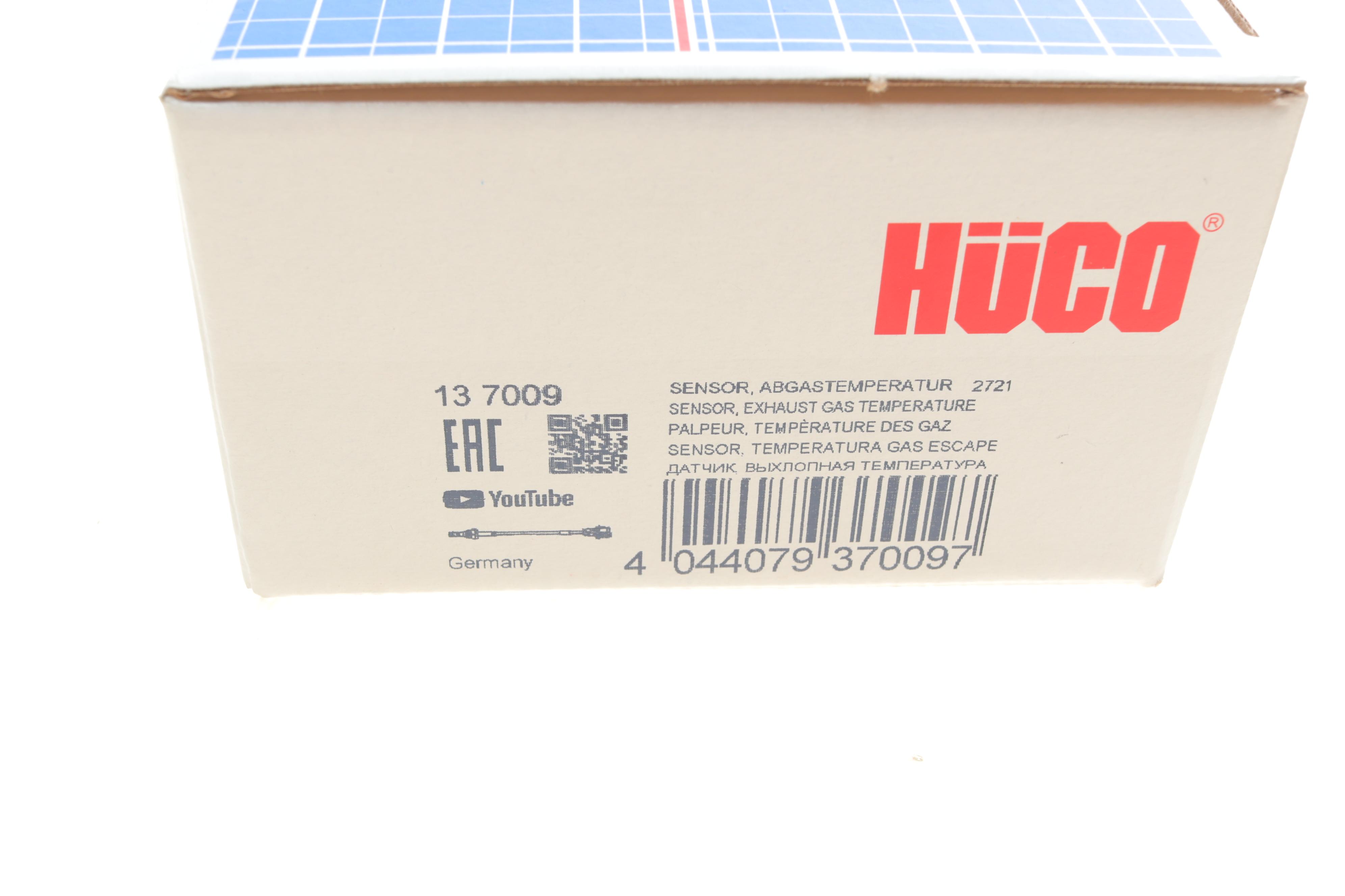 Датчик температури ВГ (перед сажевим фільтром) Skoda Octavia III/VW Golf VII 1.6 TDI 12- (HÜCO)