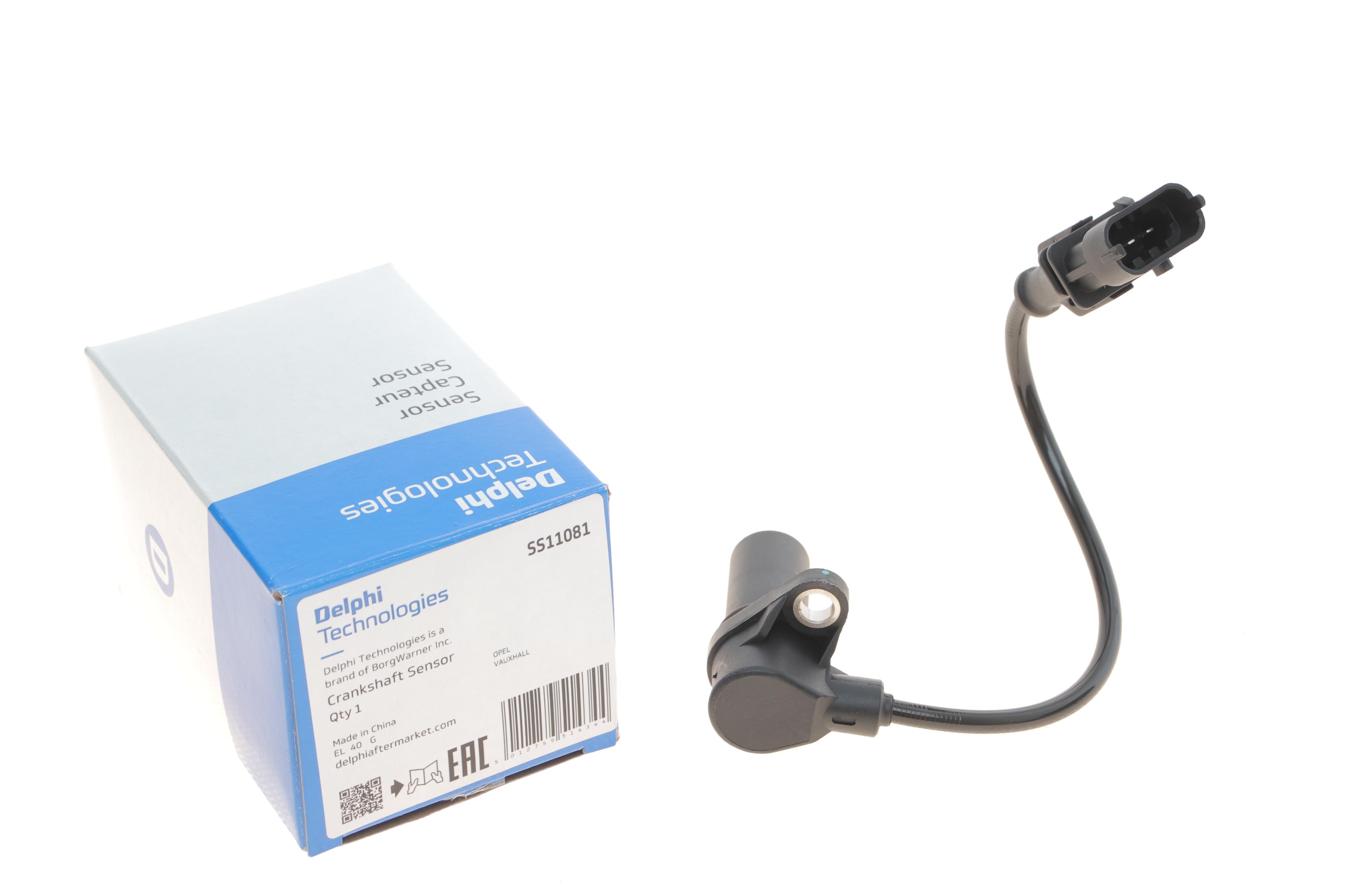 Датчик положення колінвалу Opel Astra G/H 1.7CDTI 03-10 (L=220mm кабель)