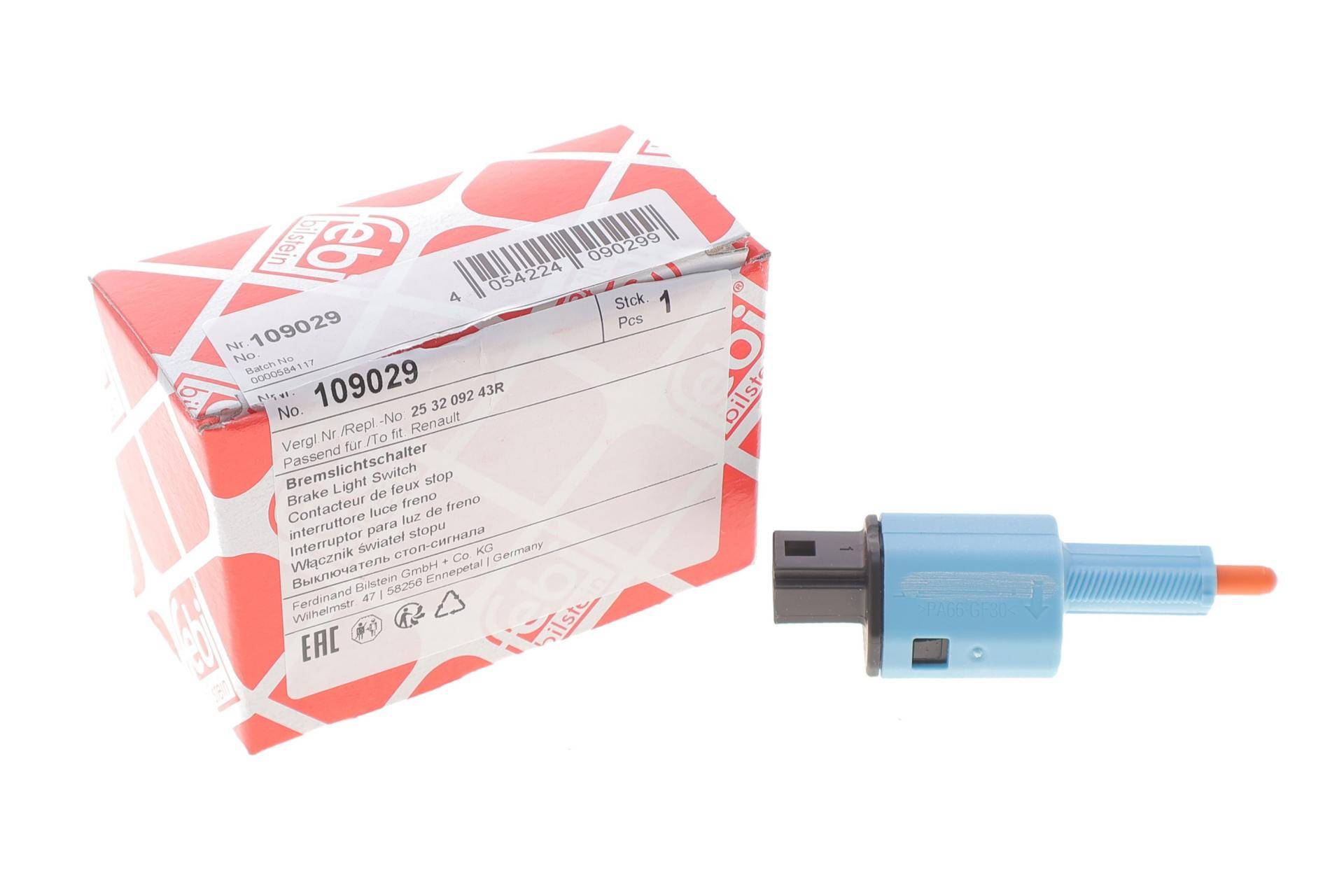 Датчик педалі гальма Renault Megane I/III/Scenic 1.2-2.0DCi 99- (4 конт)