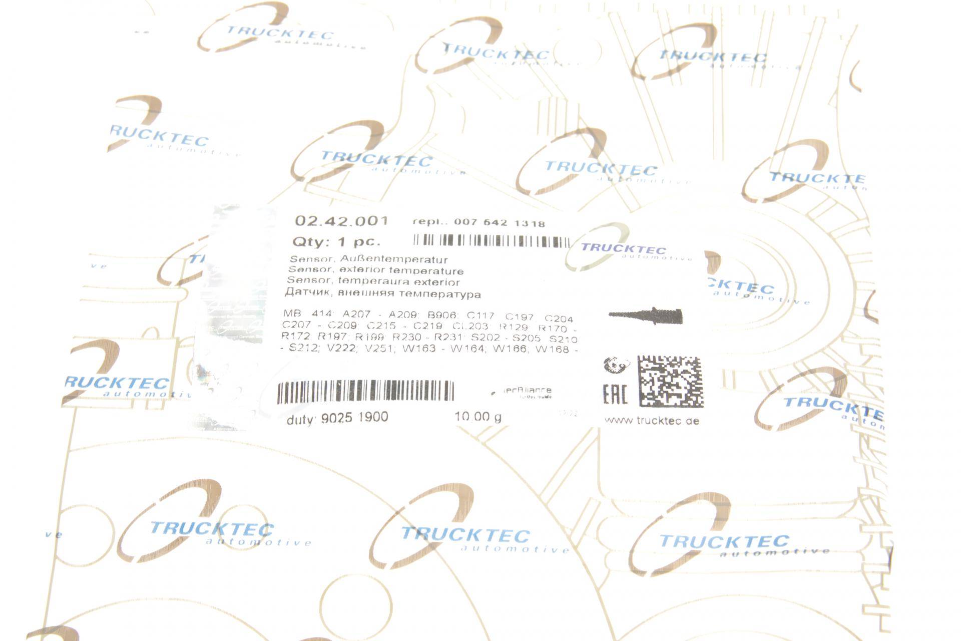 Датчик зовнішньої температури повітря MB Sprinter 906/Vito (W639)