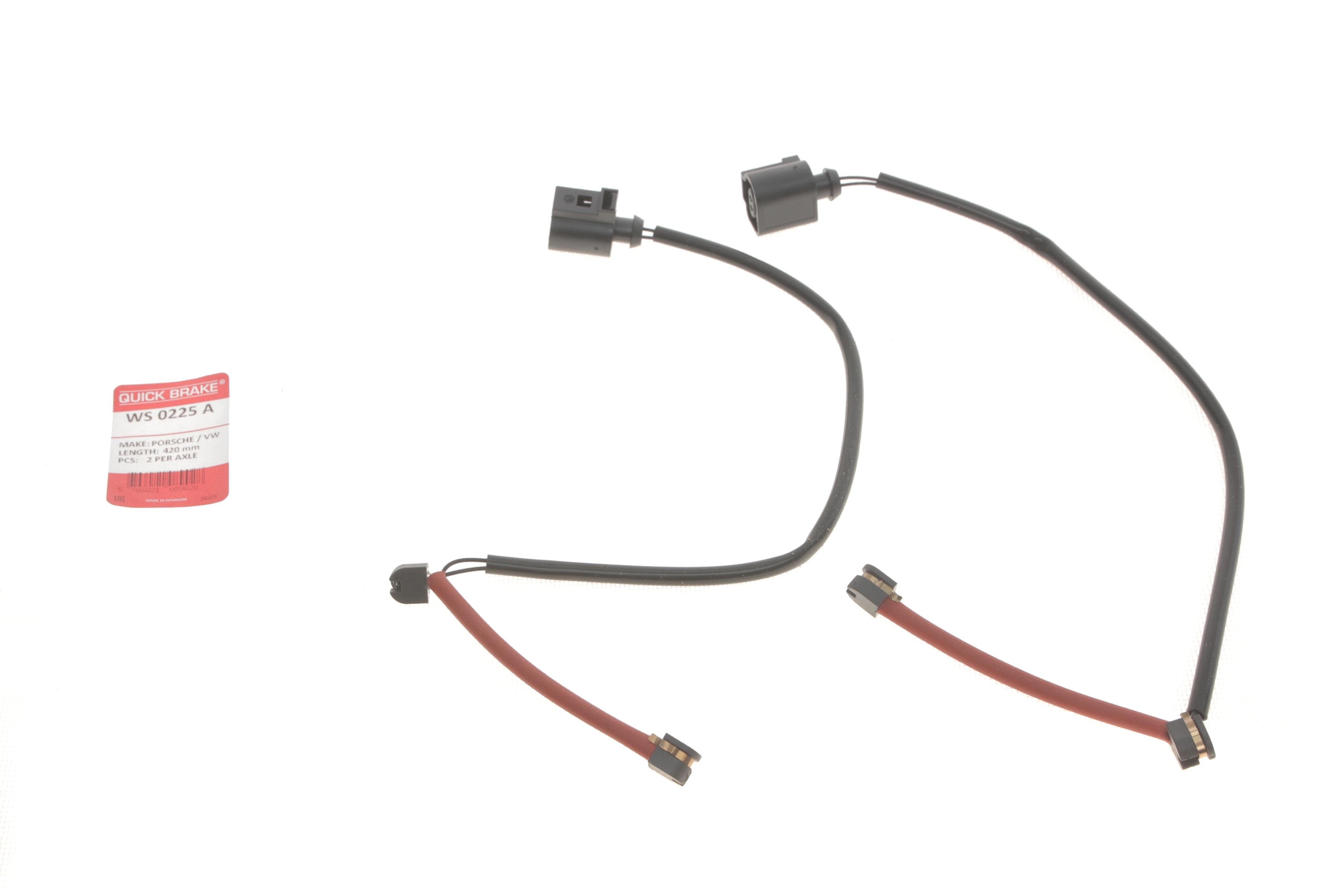 Датчик зносу гальмівних колодок (передніх) VW Touareg 02-10/ Audi Q7 06-15 (L=420mm) К-кт 2 шт.