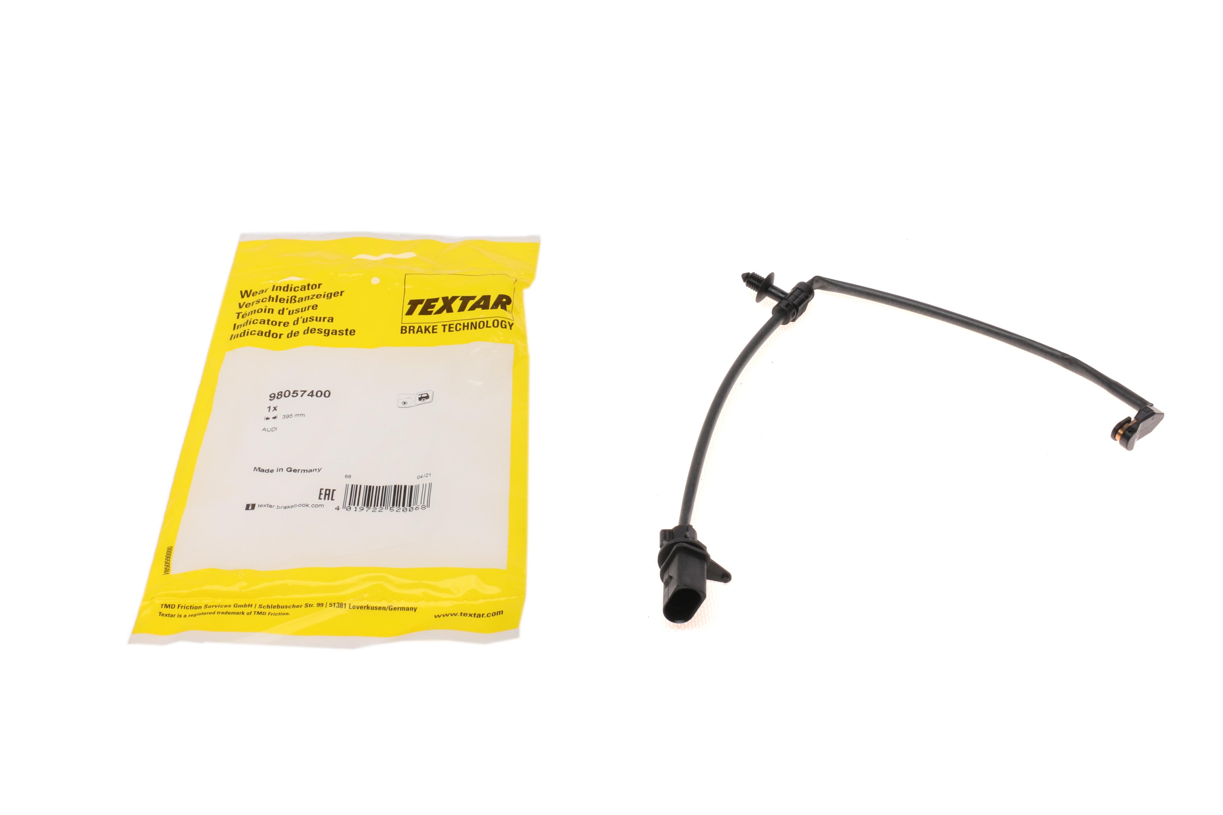 Датчик зносу гальмівних колодок (задніх) Audi A6/A7/A8/Q7/Q8/VW Touareg 15- (L=395mm)