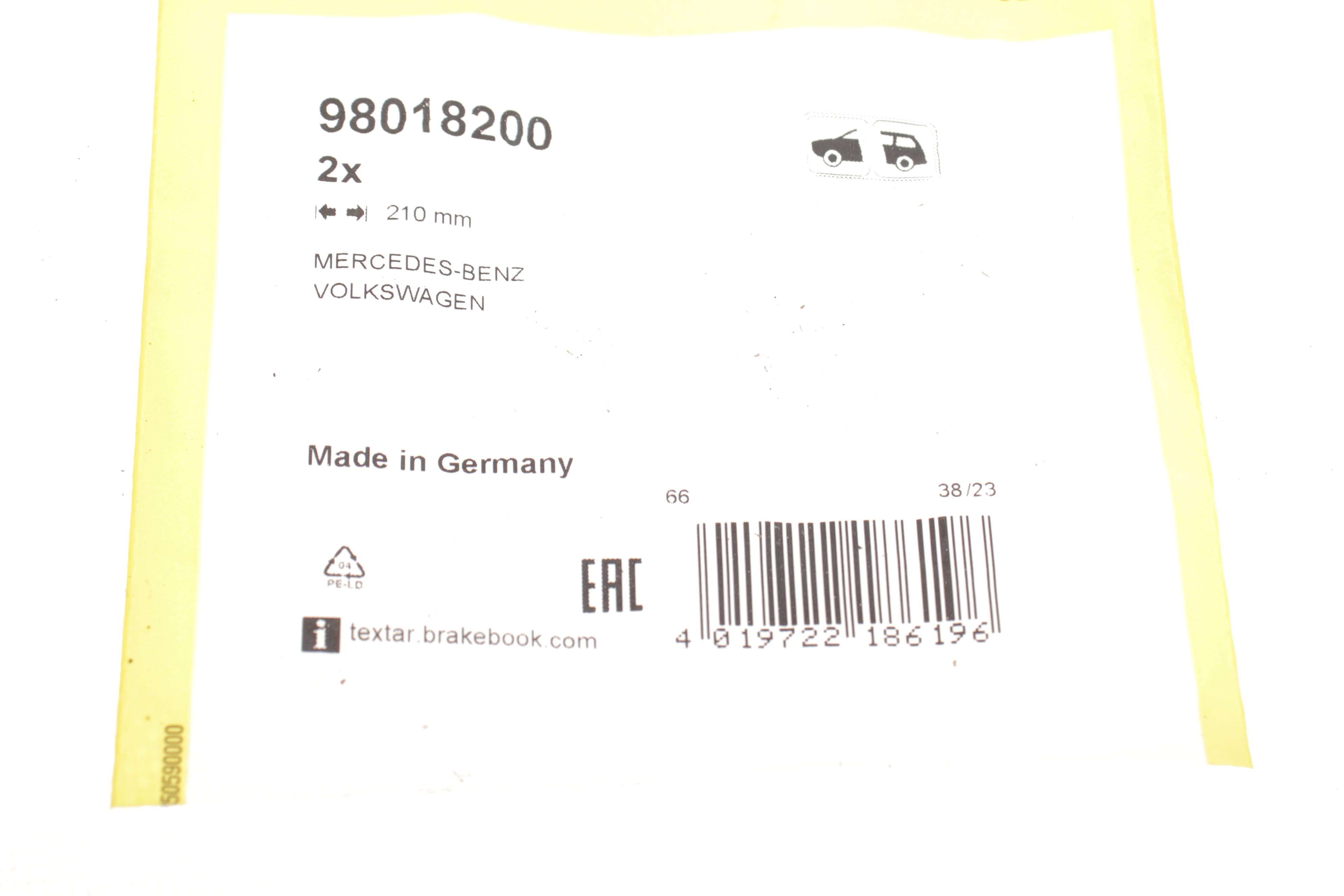 Датчик зносу гальмівних колодок MB Sprinter 96- (к-кт 2шт)