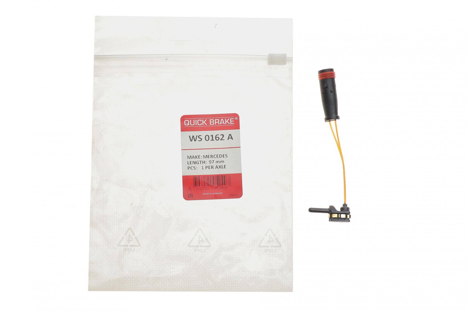 Датчик зносу гальмівних колодок (передніх) MB (W211/212/221/222/166) (L=100mm)