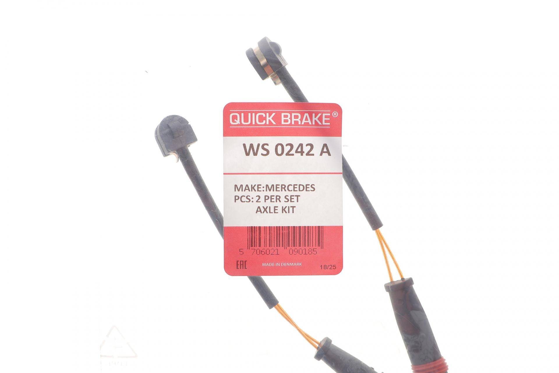 Датчик зносу гальмівних колодок (передніх) MB (C190/C204/S205/W212/W221) 05- (L=120mm) К-кт 2 шт.