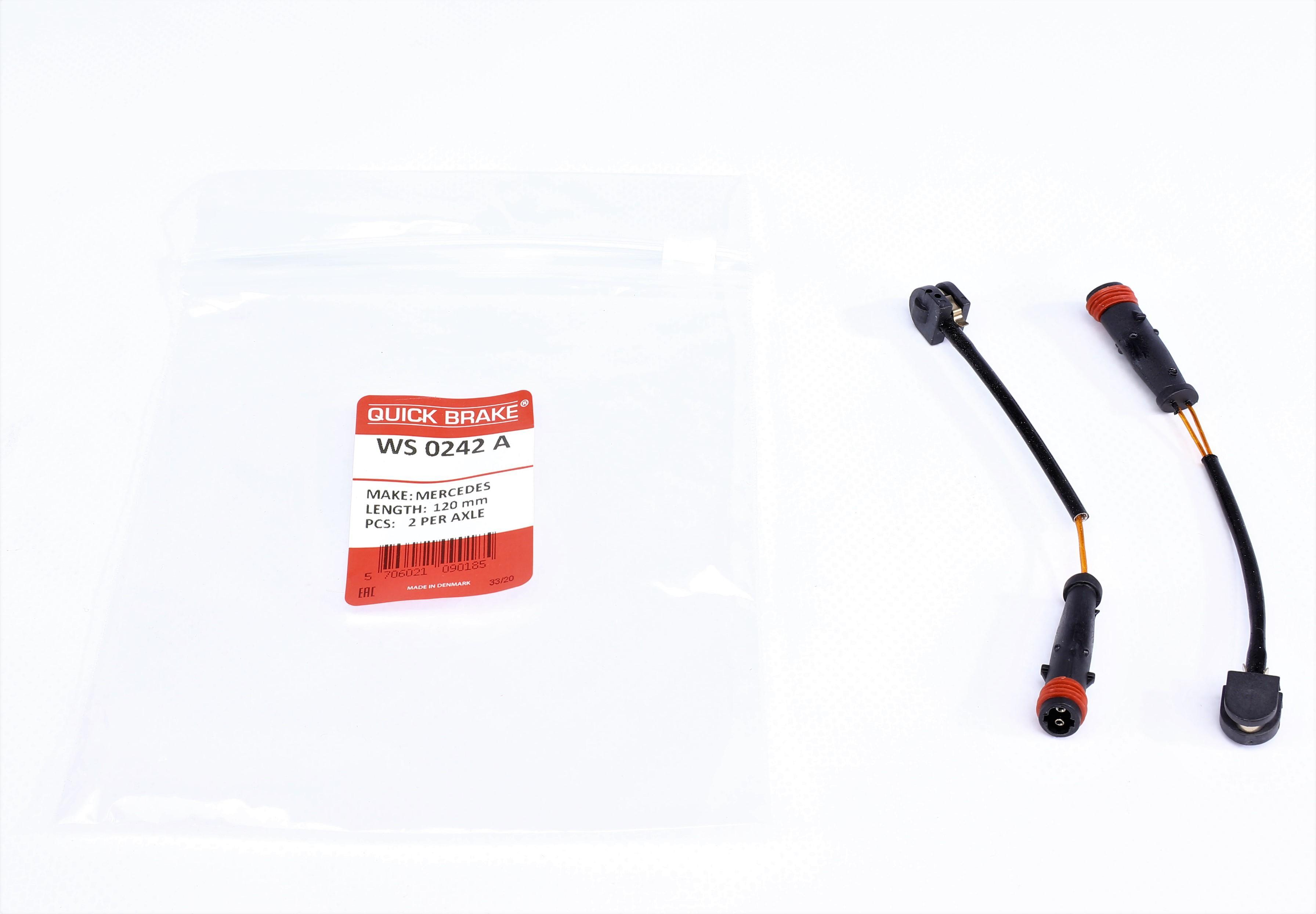 Датчик зносу гальмівних колодок (передніх) MB (C190/C204/S205/W212/W221) 05- (L=120mm) К-кт 2 шт.