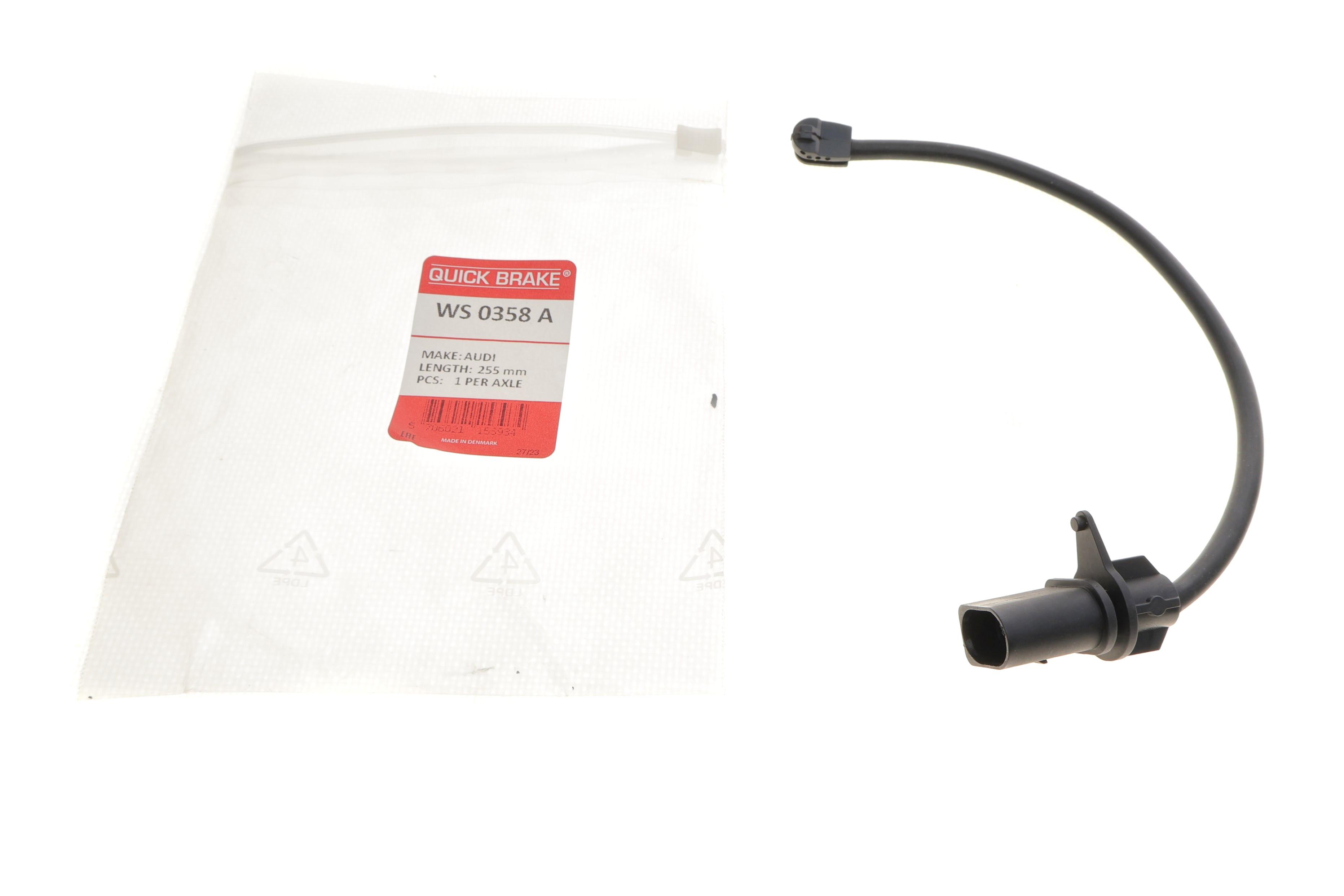 Датчик зносу гальмівних колодок (задніх) Audi A7/Q5 08- (L=255)