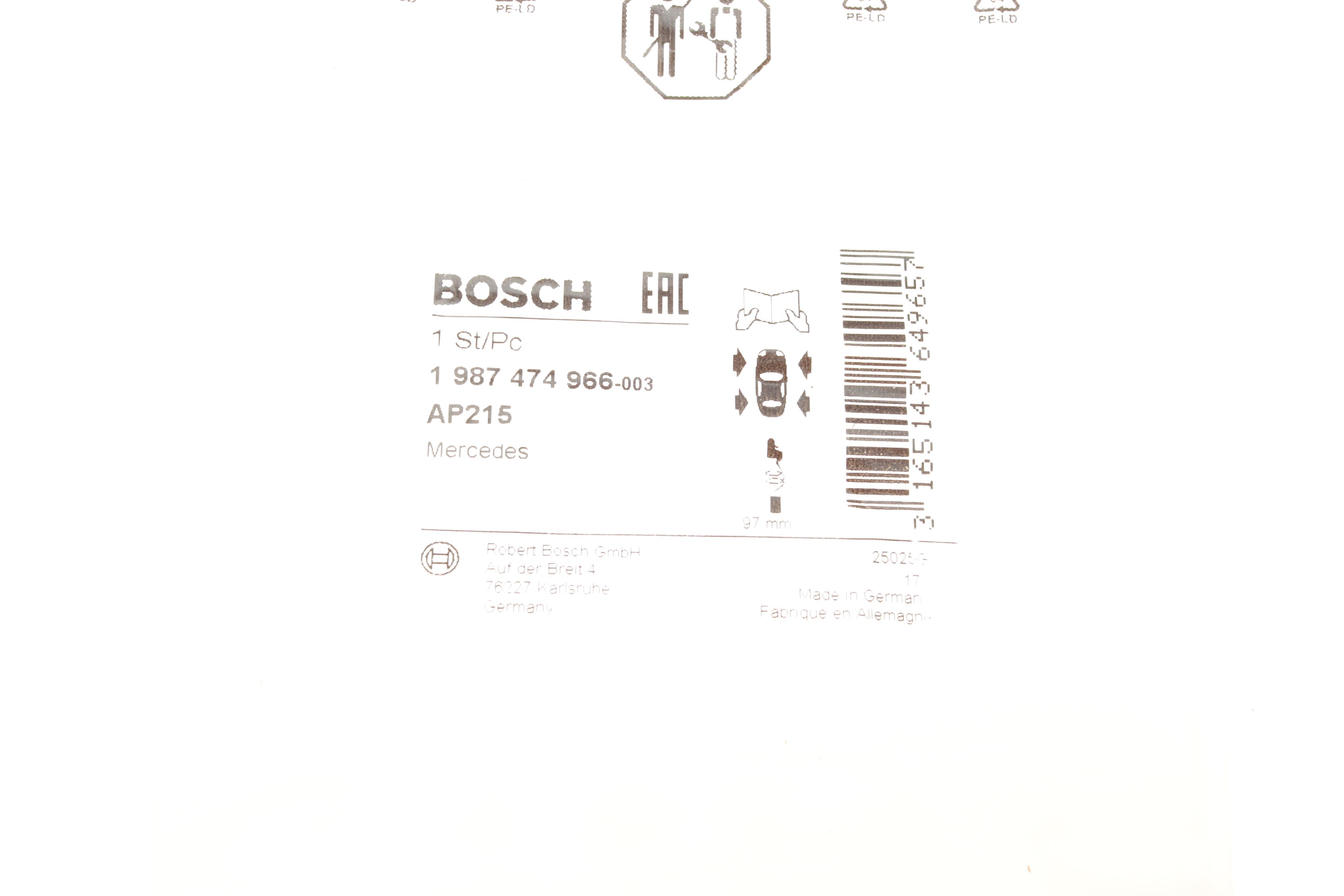 Датчик зносу гальмівних колодок (передніх) MB (W211/212/221/222/166)