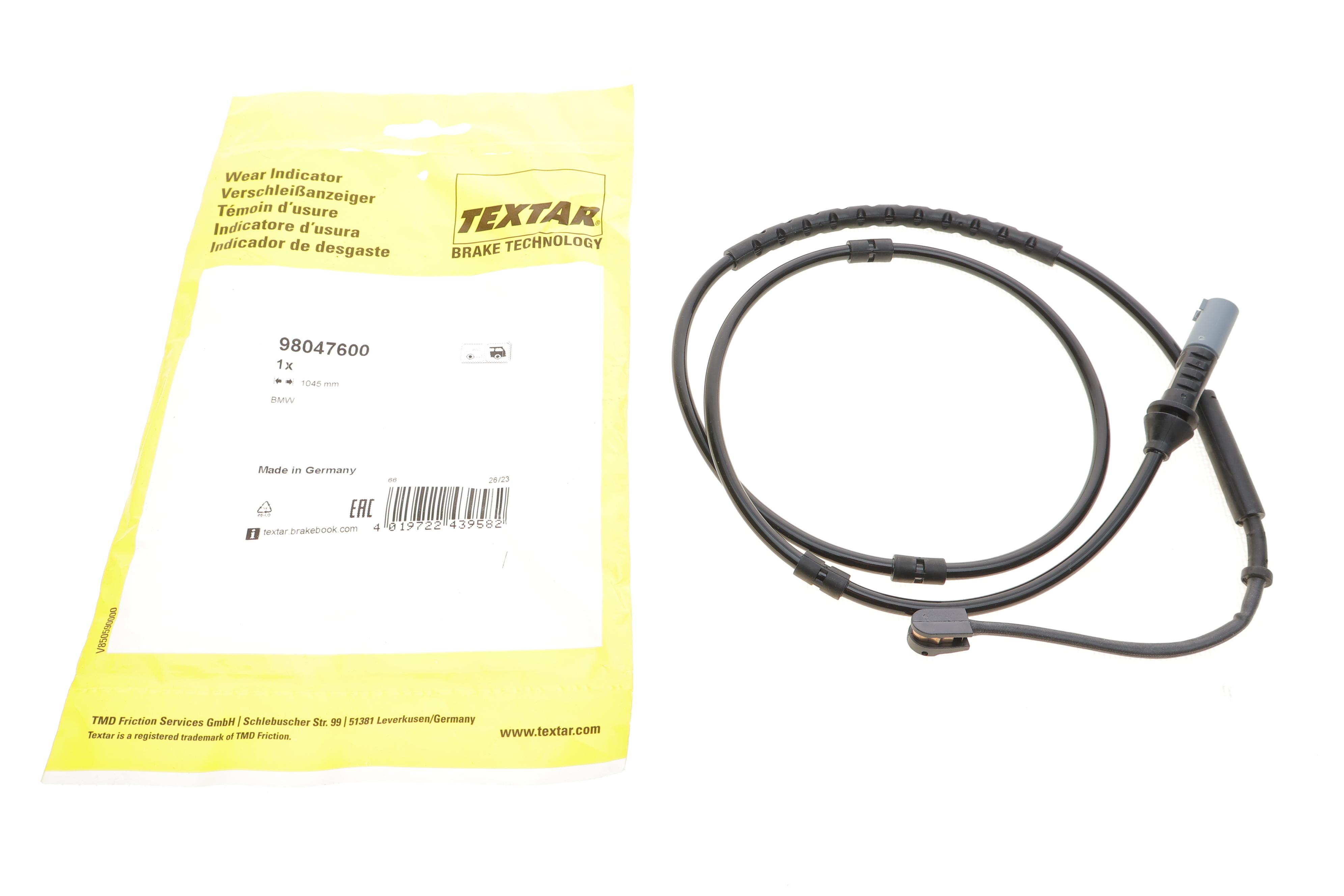 Датчик зносу гальмівних колодок (задніх) BMW 1 (F20/F21)/ 3 (F30-36) 12- (L=1045mm)