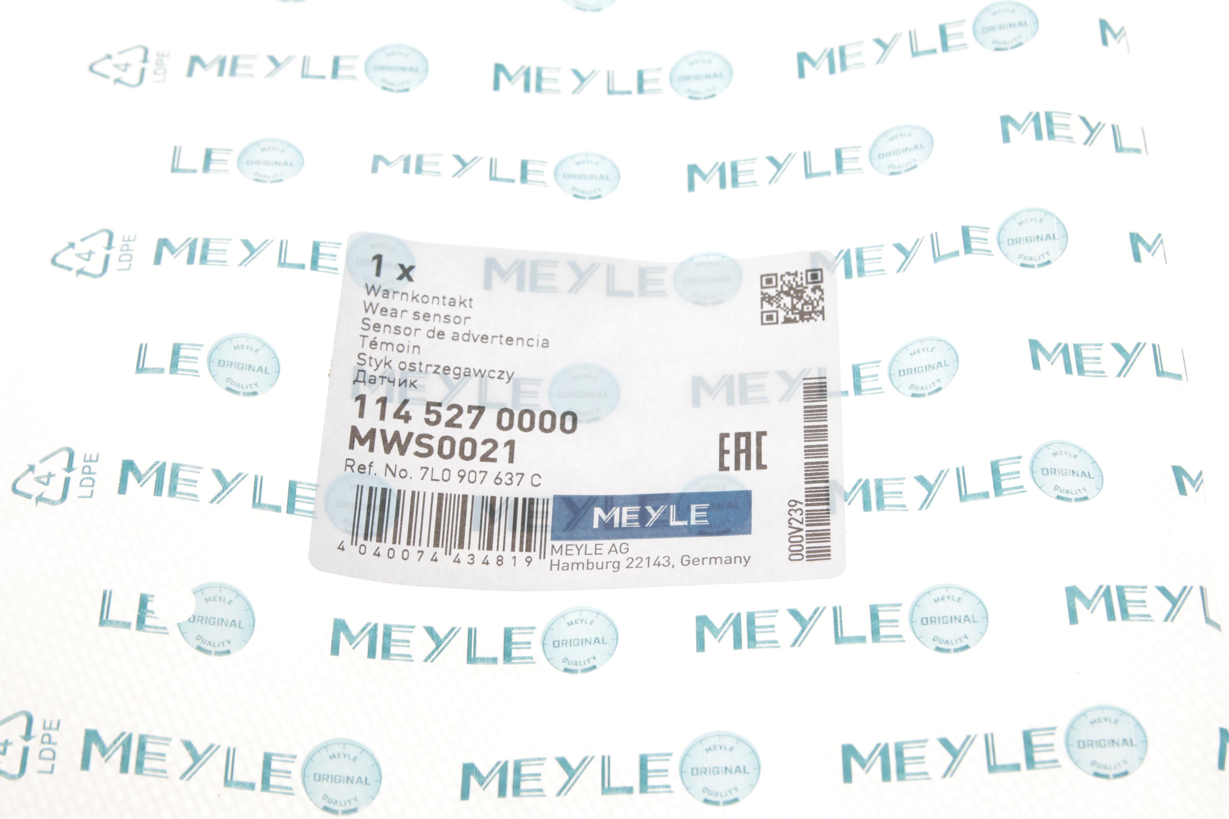 Датчик зносу гальмівних колодок (задніх) VW Touareg 02-10/ Audi Q7 06-15