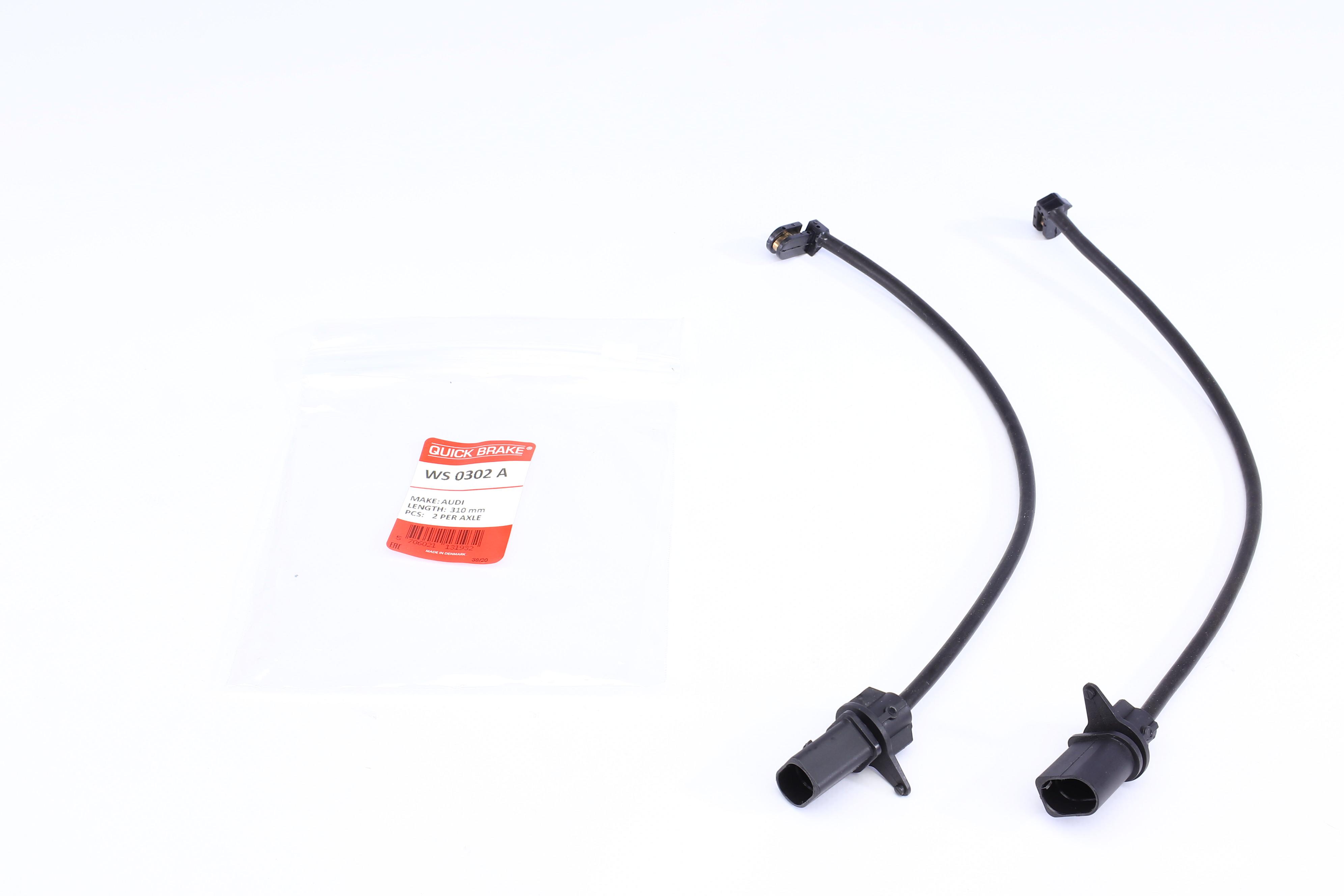 Датчик зносу гальмівних колодок (передніх) Audi A4/A6/A7/Q5 07- (L=310mm) К-кт 2 шт.