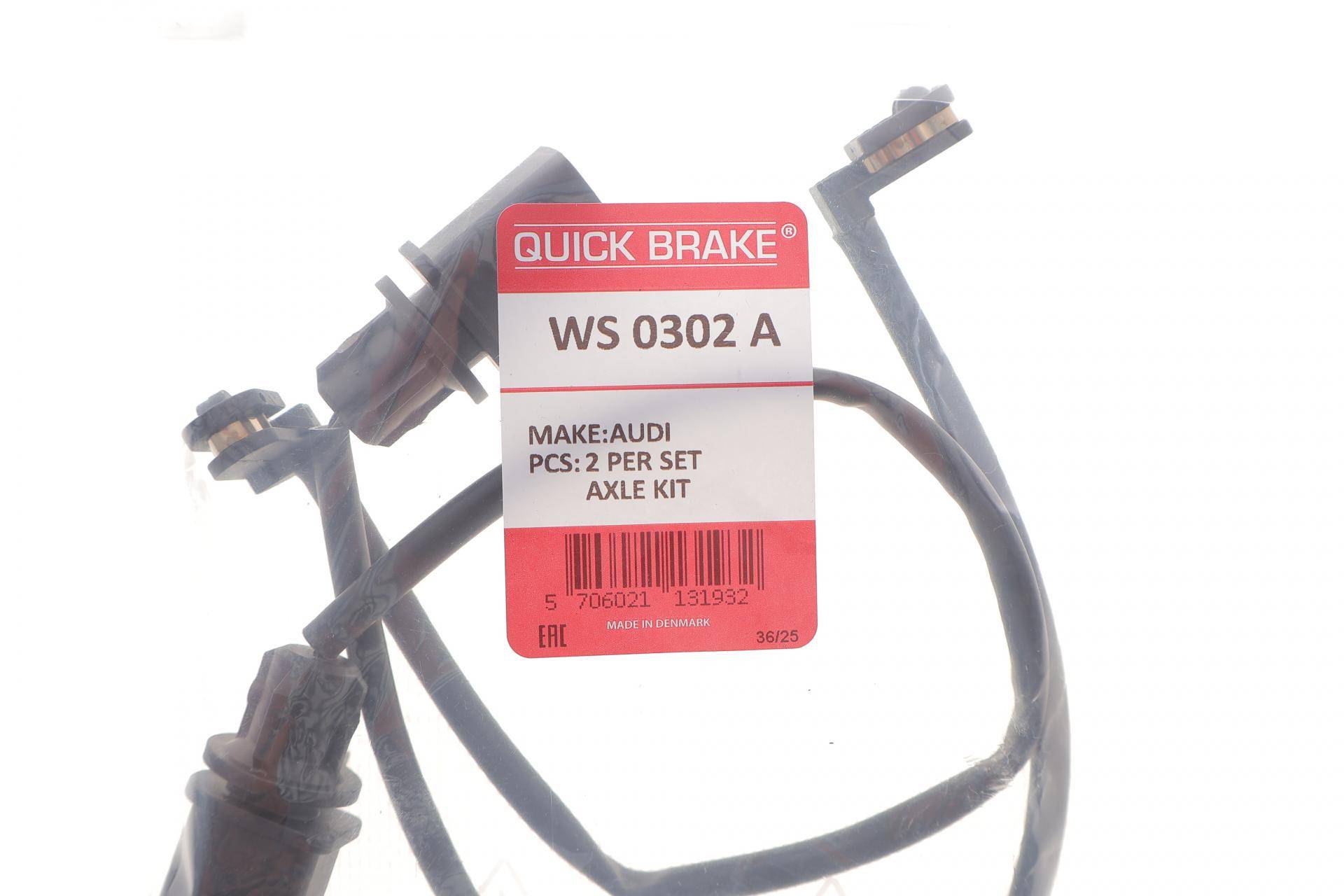 Датчик зносу гальмівних колодок (передніх) Audi A4/A6/A7/Q5 07- (L=310mm) К-кт 2 шт.