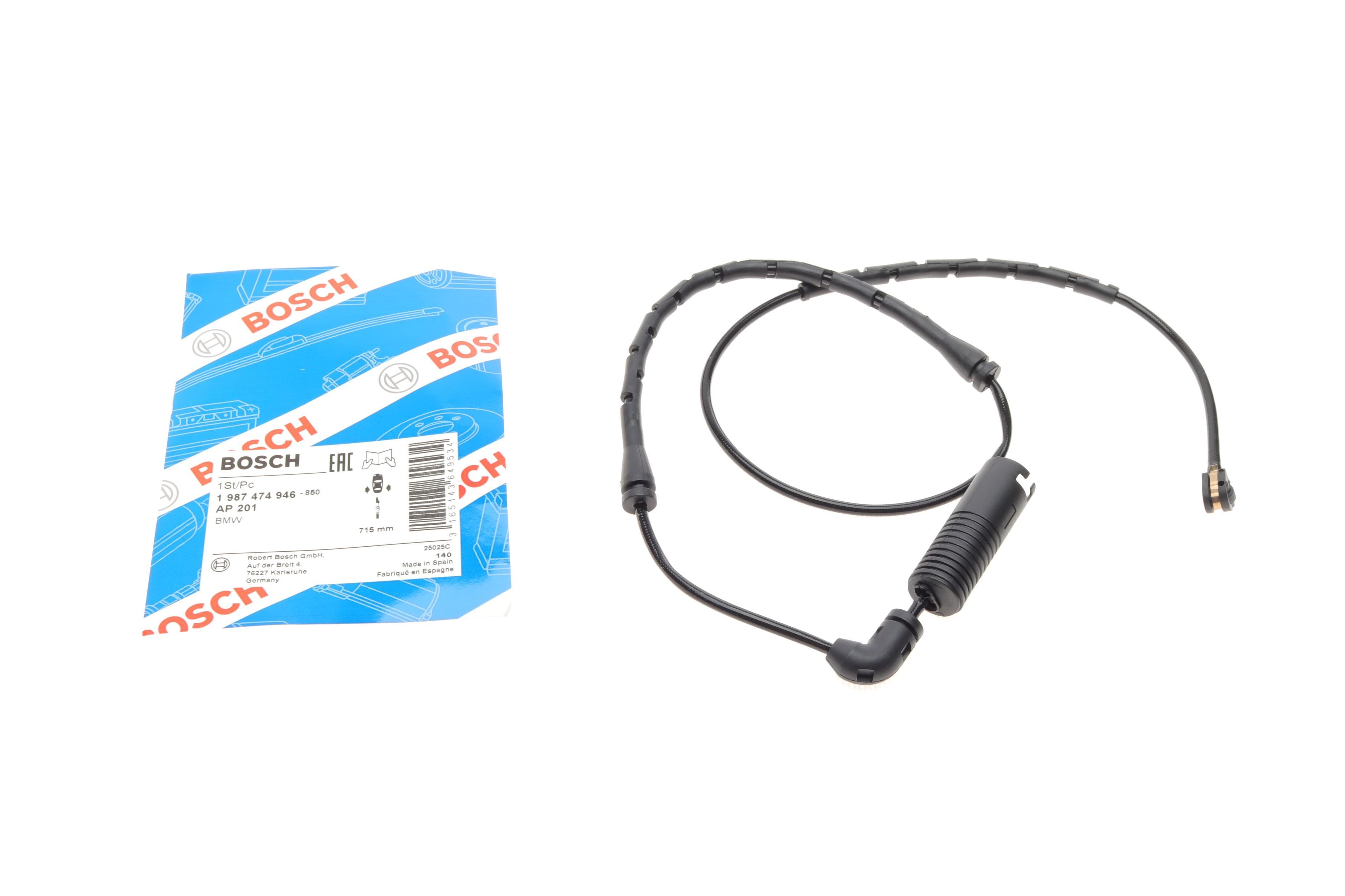 Датчик зносу гальмівних колодок (задніх) BMW X5 (E53) 00-06 (715mm)