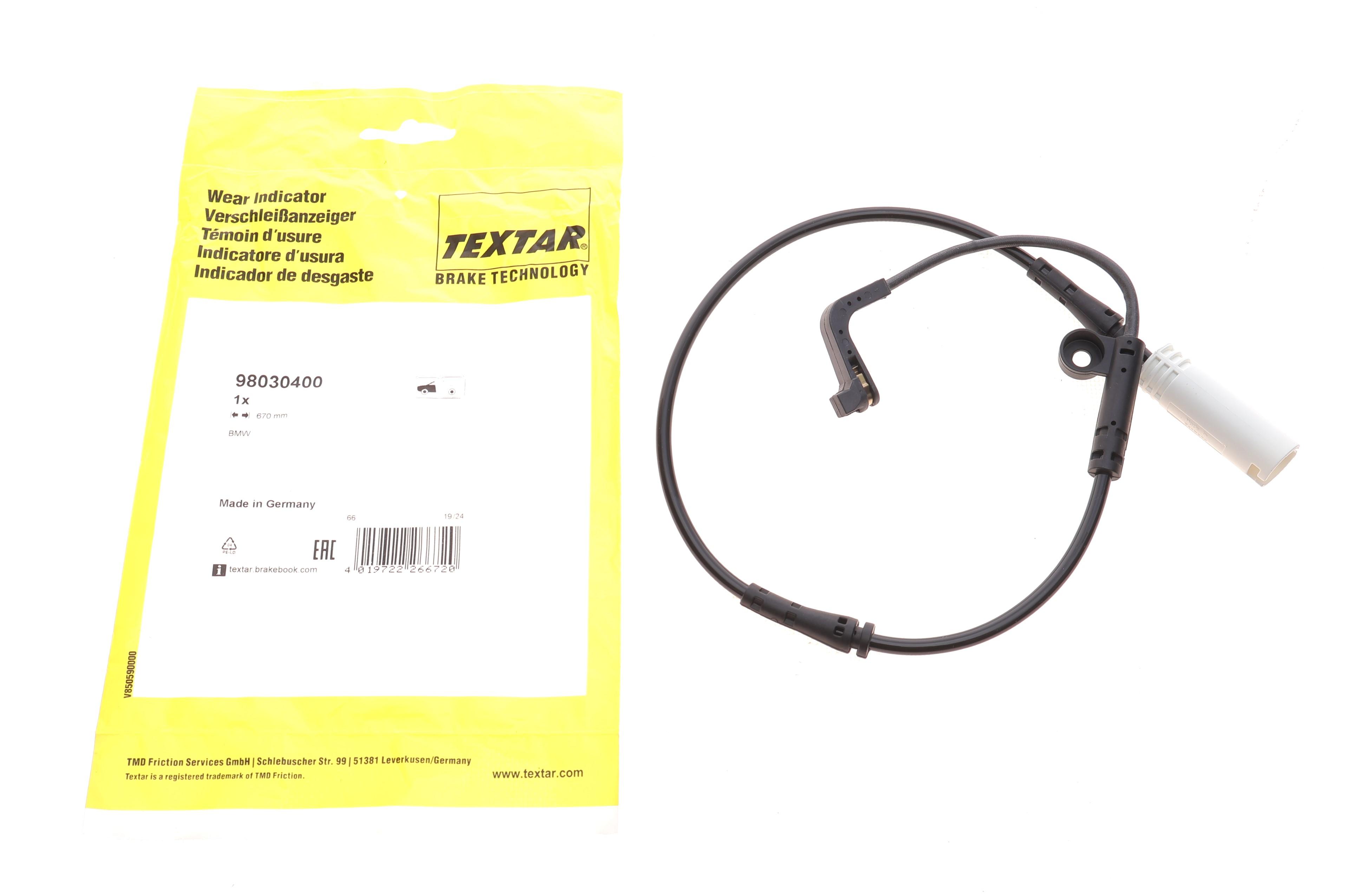 Датчик зносу гальмівних колодок (передніх) BMW M5 (E60/E61) 04-10 (L)