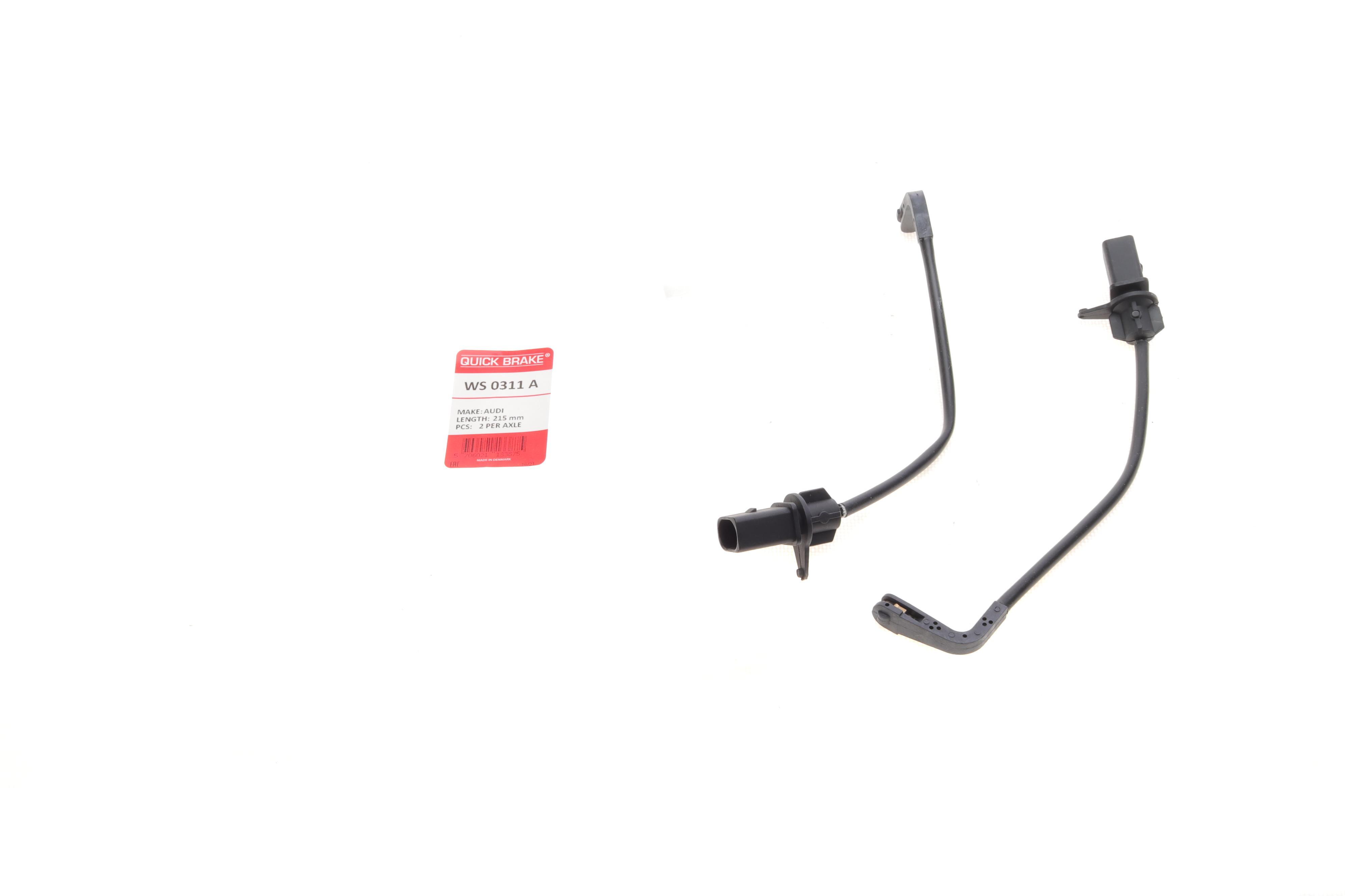 Датчик зносу гальмівних колодок (задніх) Audi A6/A7/Porsche Macan 10- (L=215mm) К-кт 2 шт.