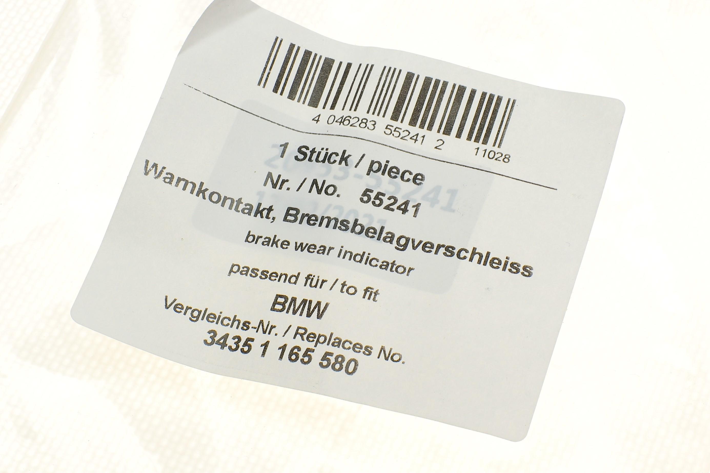 Датчик зносу гальмівних колодок (задніх) BMW X5 (E53) 00-06 (715mm)