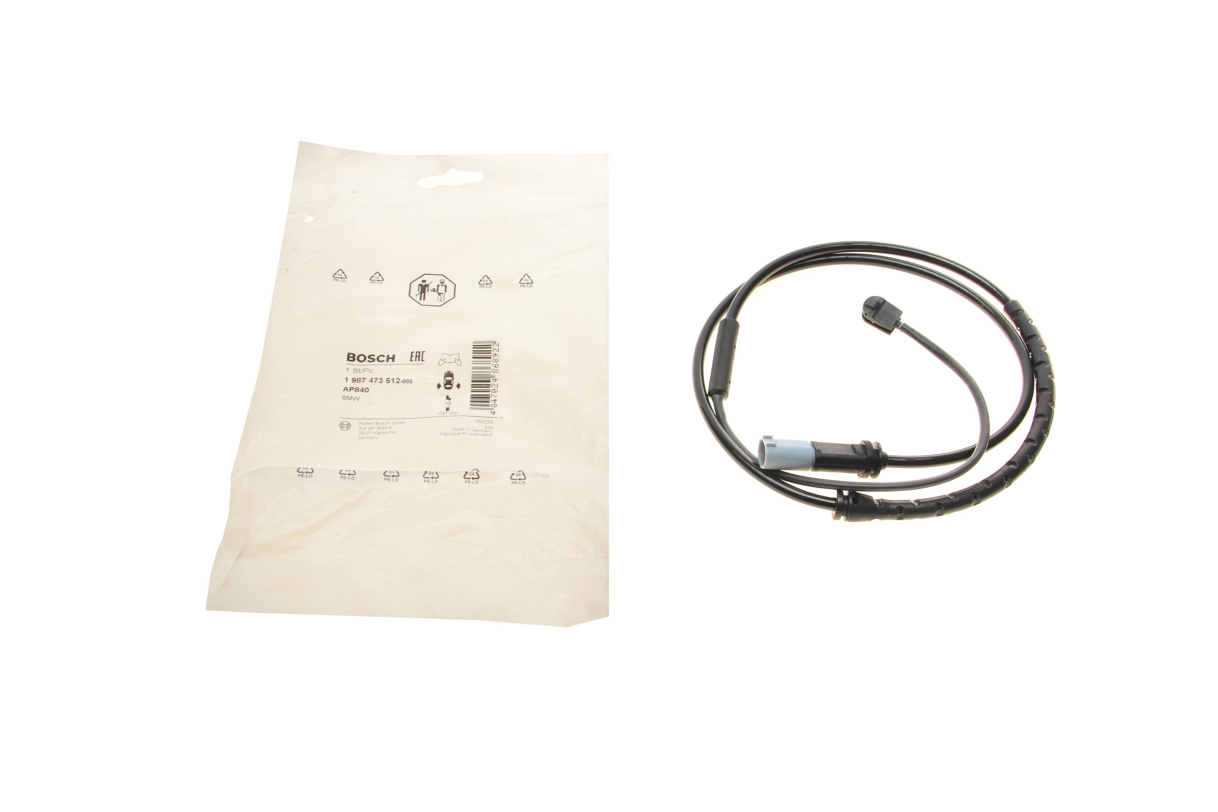 Датчик зносу гальмівних колодок (задніх) BMW X5 (E70)/X6 (E71/E72) 07- (L=1047mm)