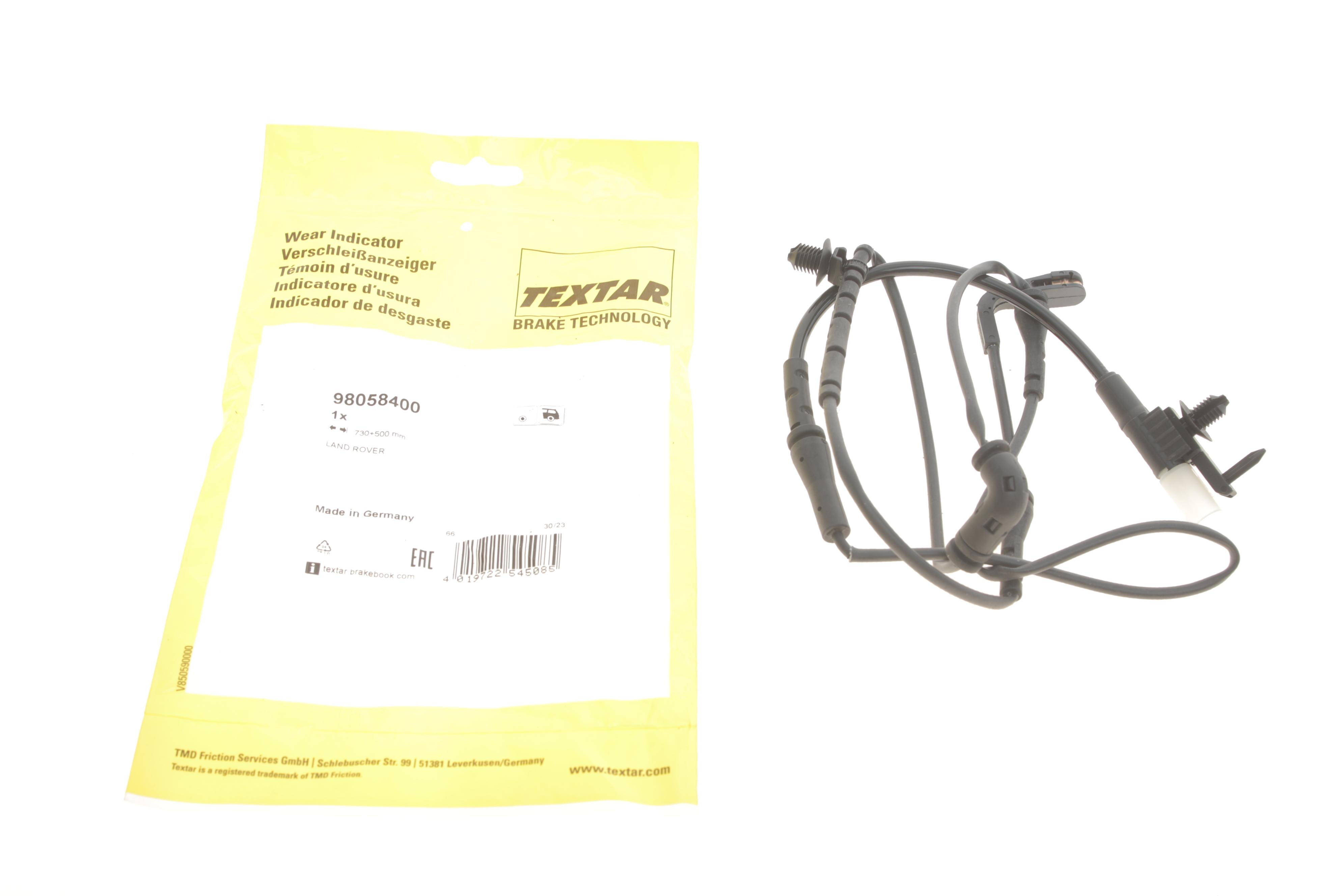 Датчик зносу гальмівних колодок (задніх) Land Rover Range Rover Evoque 2.0/2.2D 11-19 (L=730mm)