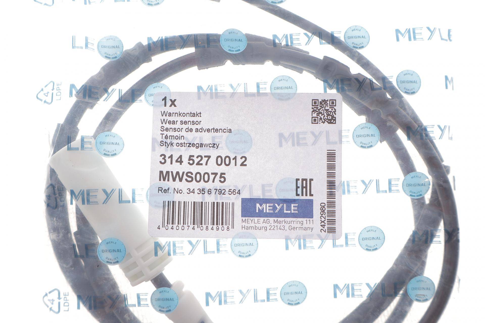 Датчик зносу гальмівних колодок (задніх) BMW 1 (E81/E82/E88)/ 3 (E90/E91/E92/E93) 04-13