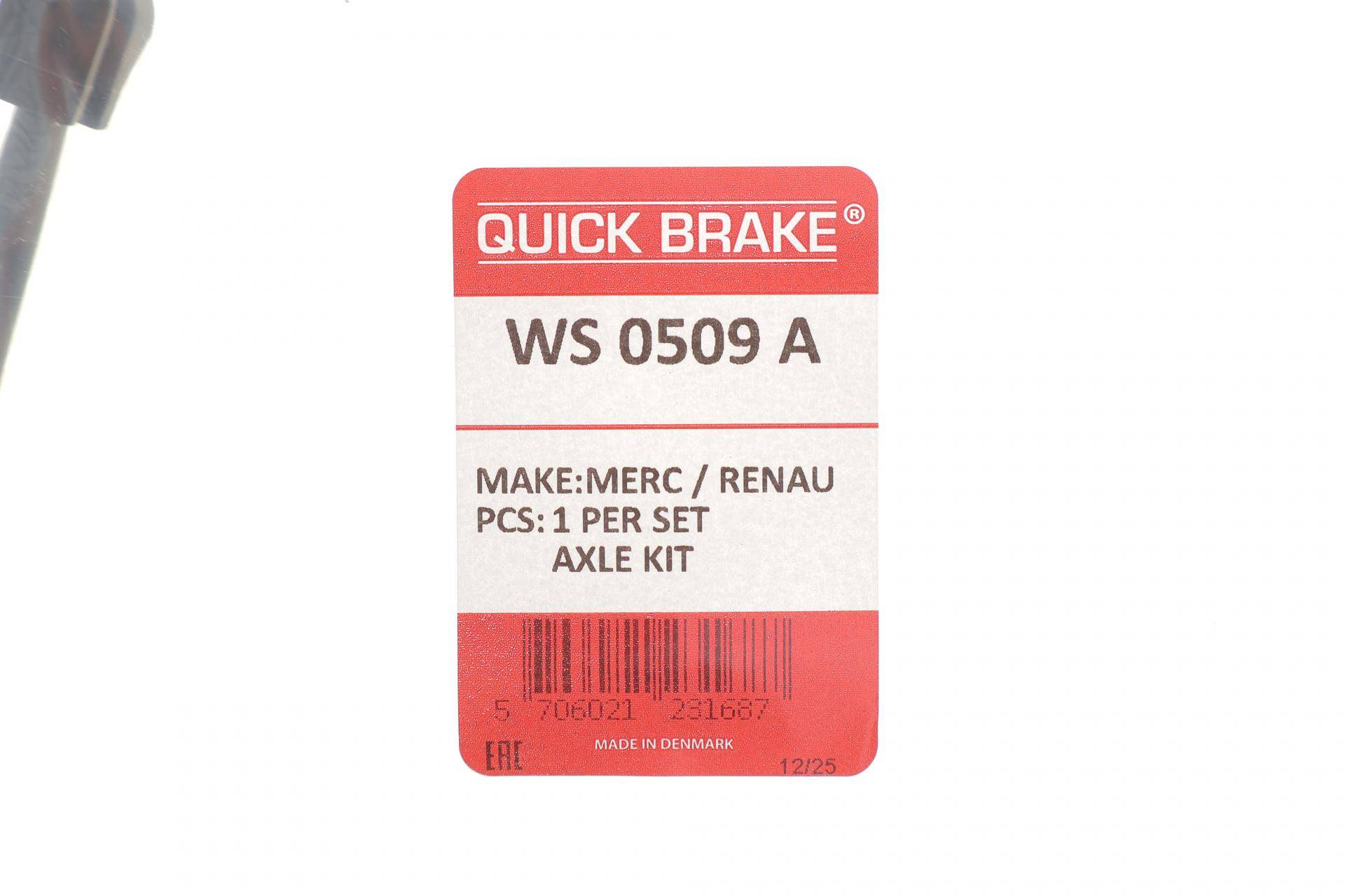 Датчик зносу гальмівних колодок (передніх) Renault Kangoo/MB Citan (W420) 21- (к-кт) (L=210mm)