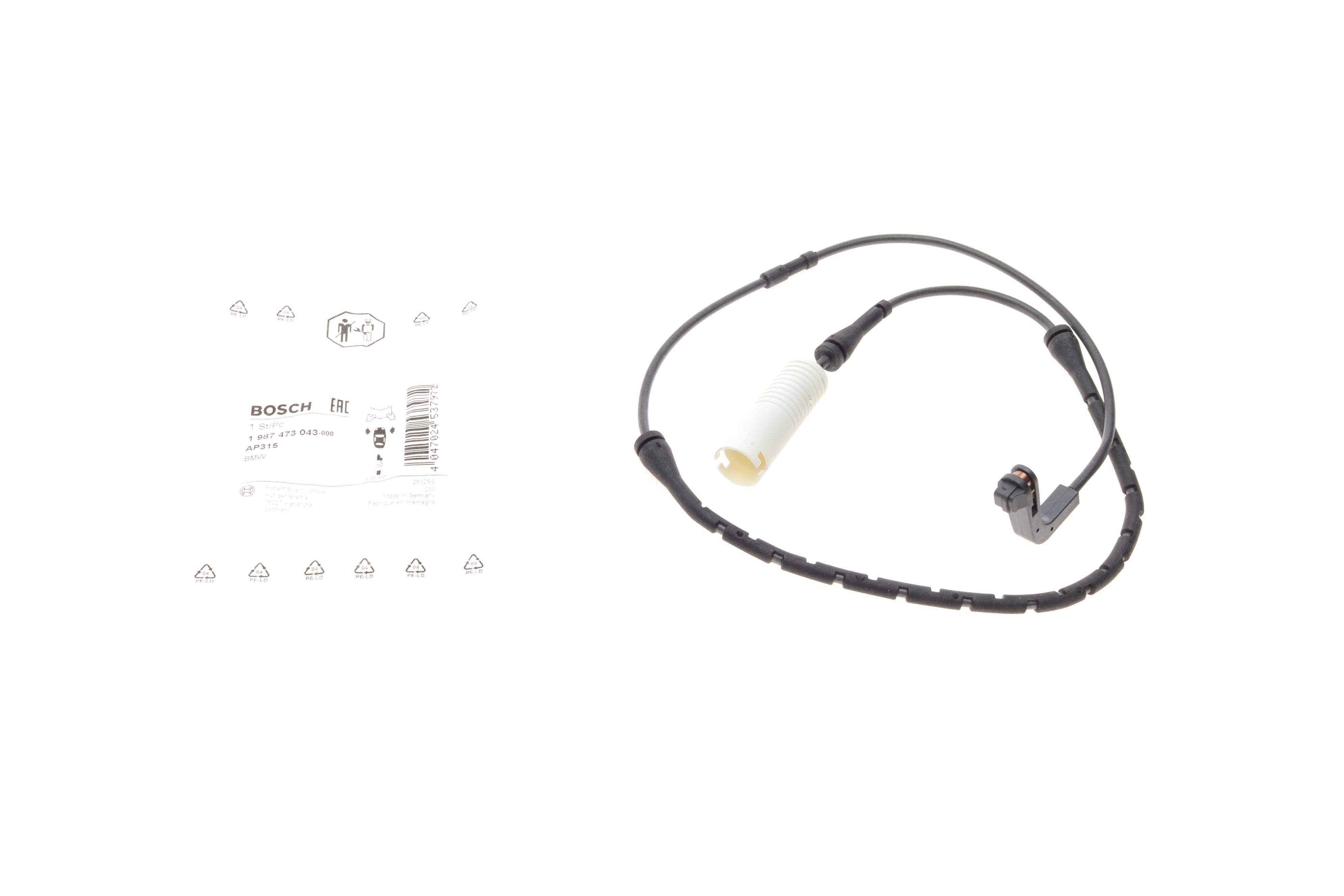 Датчик зносу гальмівних колодок (передніх) BMW 7 (E65/E66/E67) 730-760i 01-09 (L=830mm)