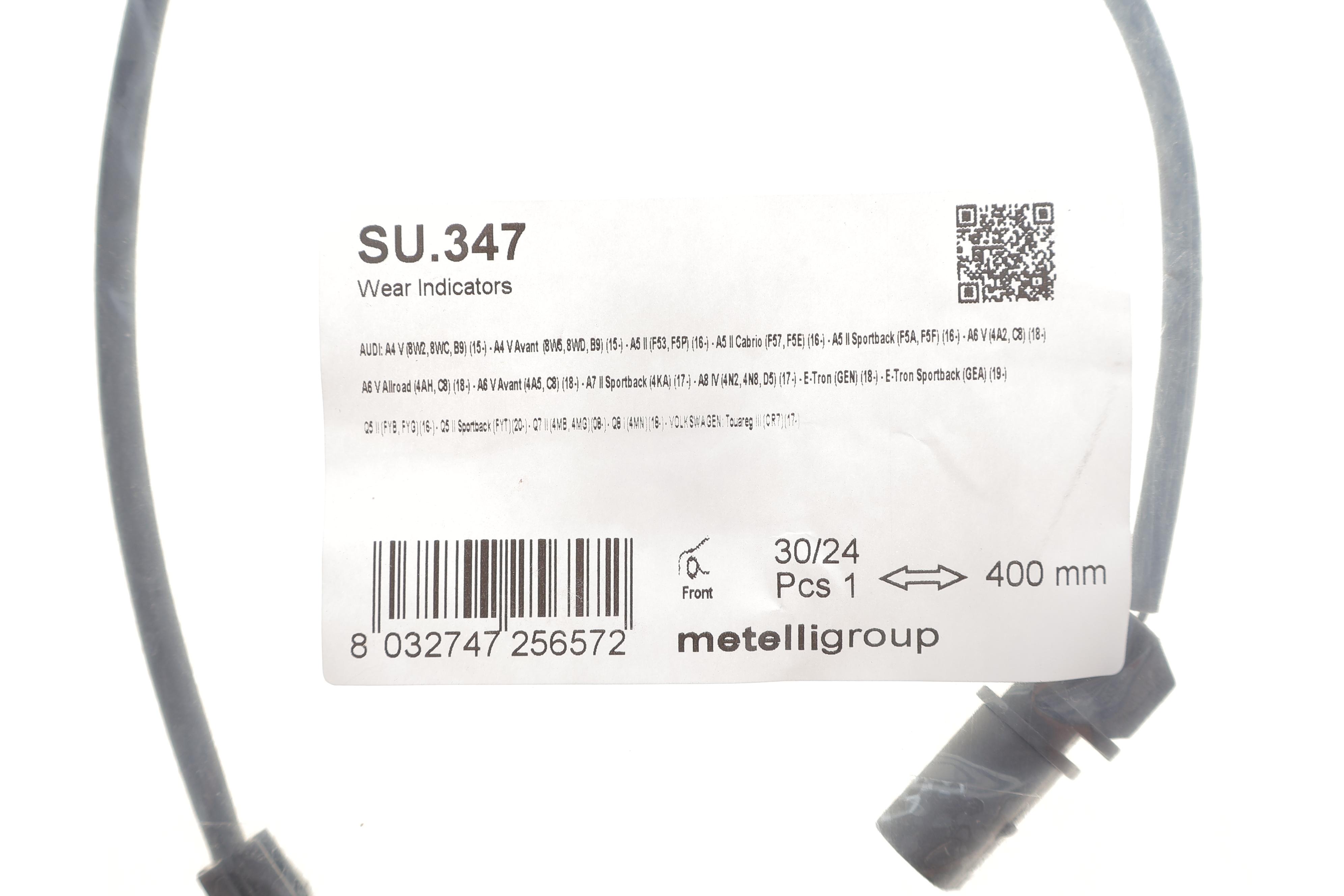 Датчик зносу гальмівних колодок (передніх) Audi A4/A5/Q5/Q7 15-/VW Touareg 18- (L=400mm)