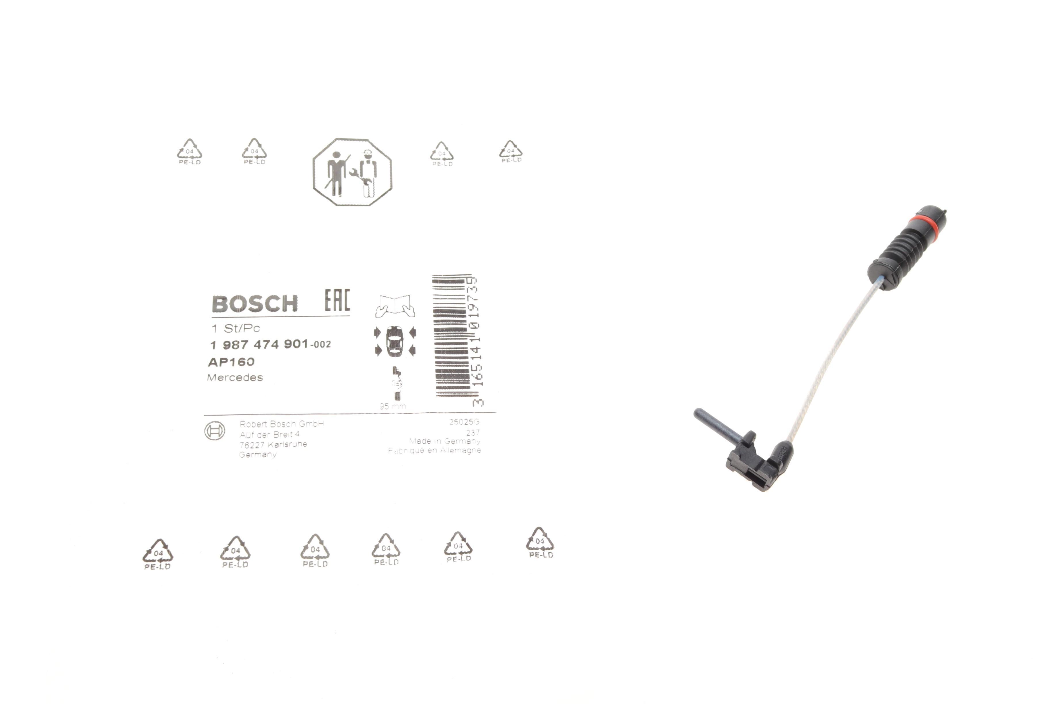 Датчик зносу гальмівних колодок (передніх) MB E-class (W124)/S-class (W140) 91-98