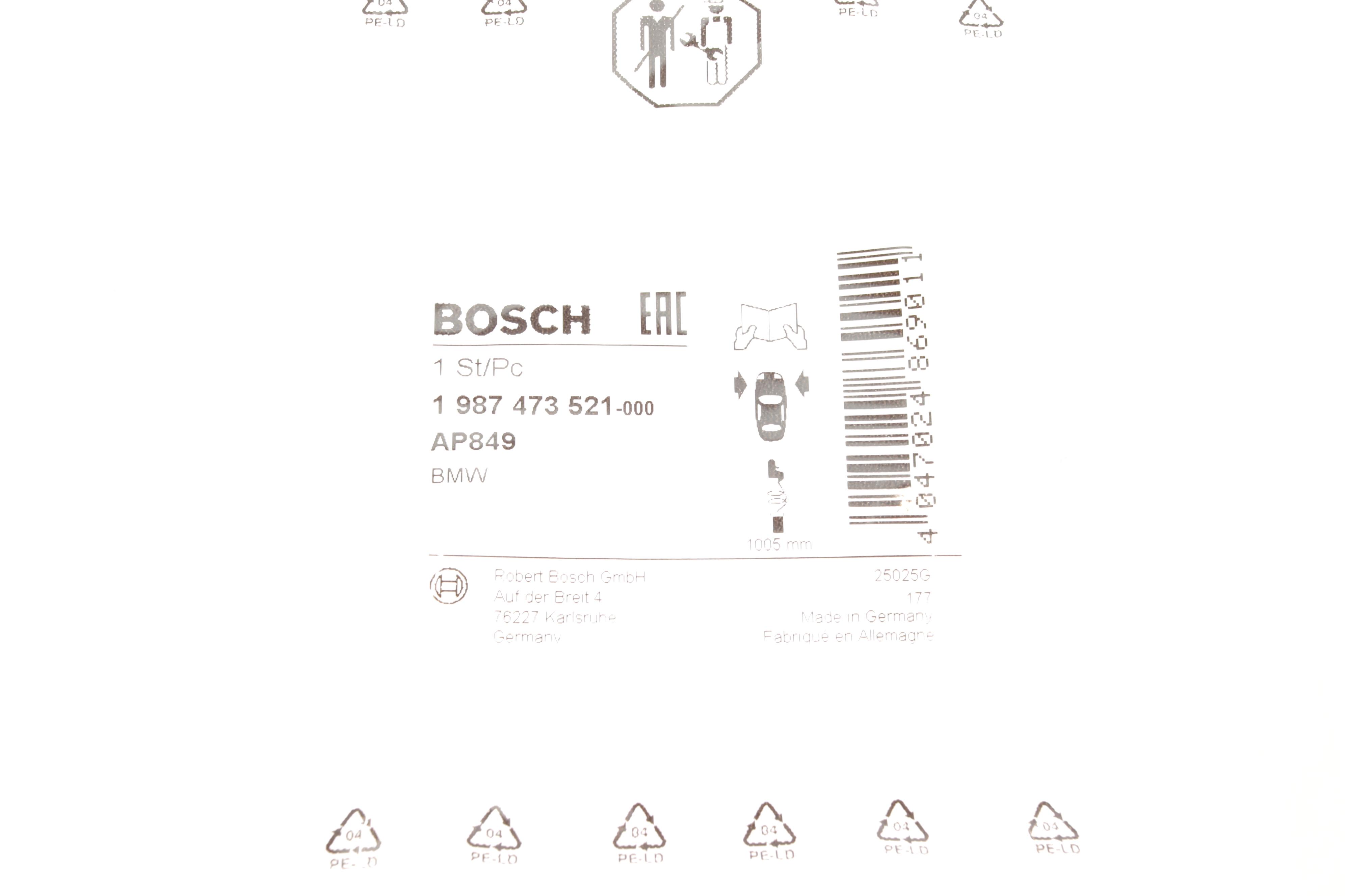 Датчик зносу гальмівних колодок (передніх) BMW X5 (E70/F715, F85)/ X6(E71, E72/F16, F86) 06- (L=1005
