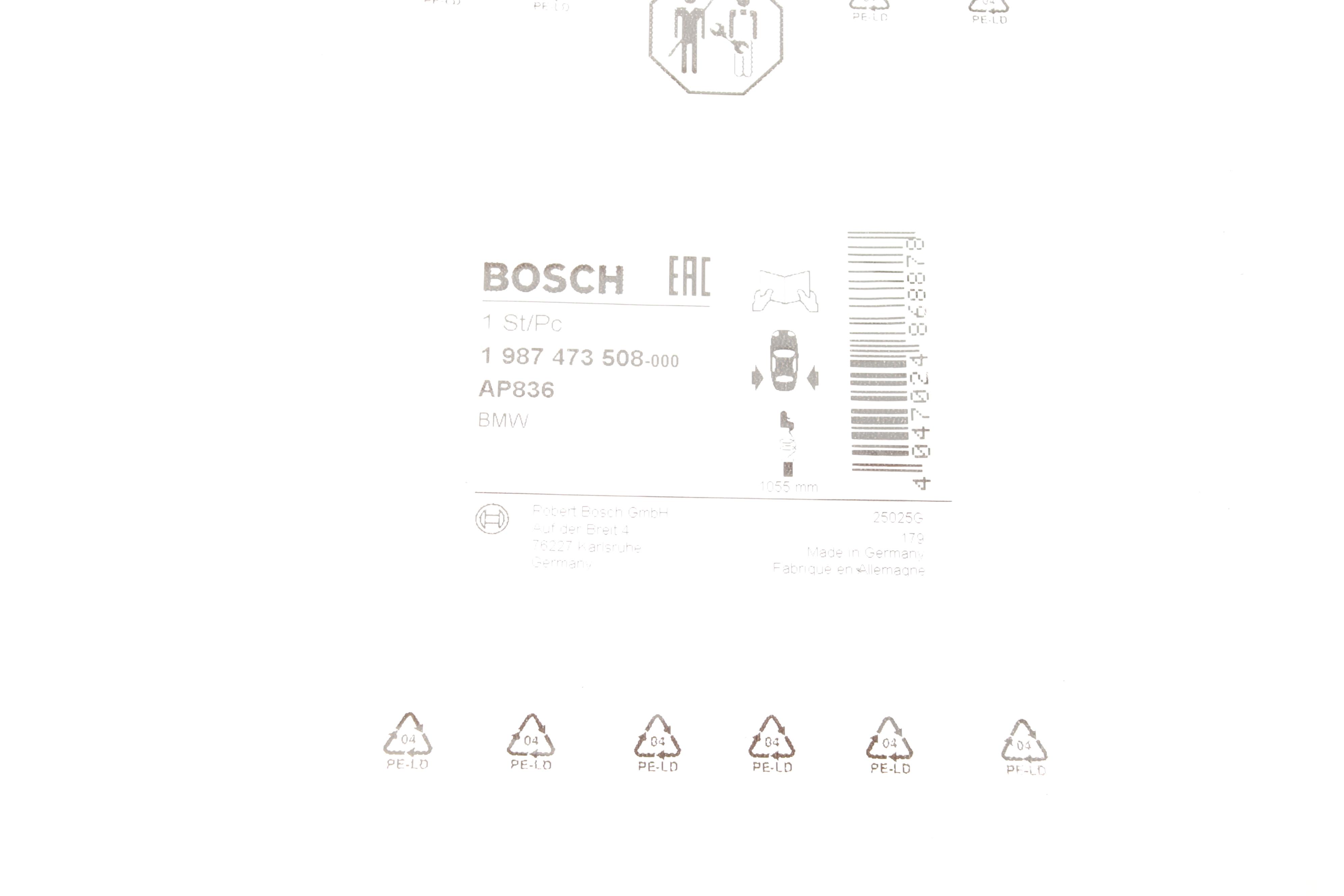 Датчик зносу гальмівних колодок (задніх) BMW 5 (F07) 09-
