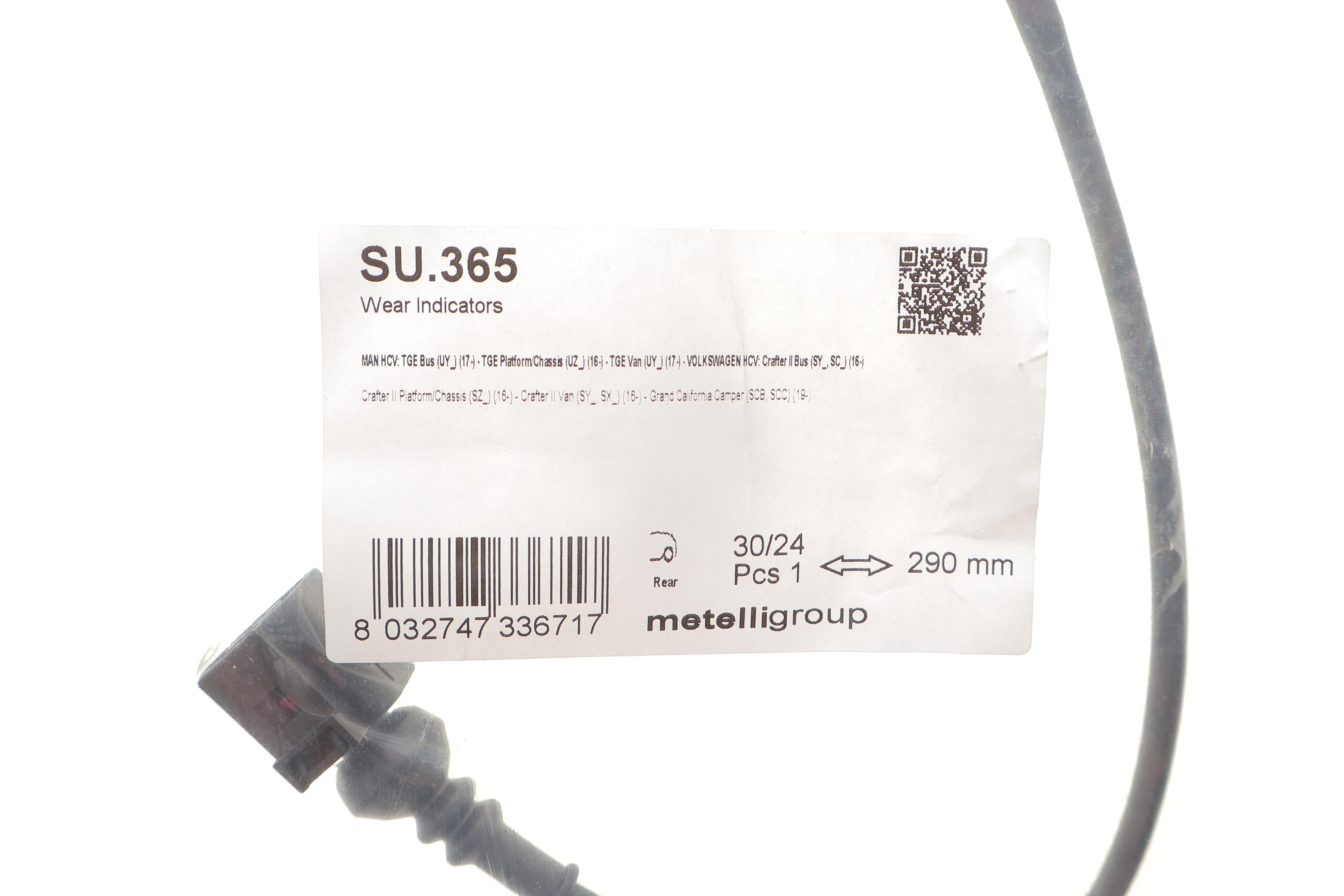 Датчик зносу гальмівних колодок (задніх) VW Crafter 2.0TDI 16- (L=290mm)