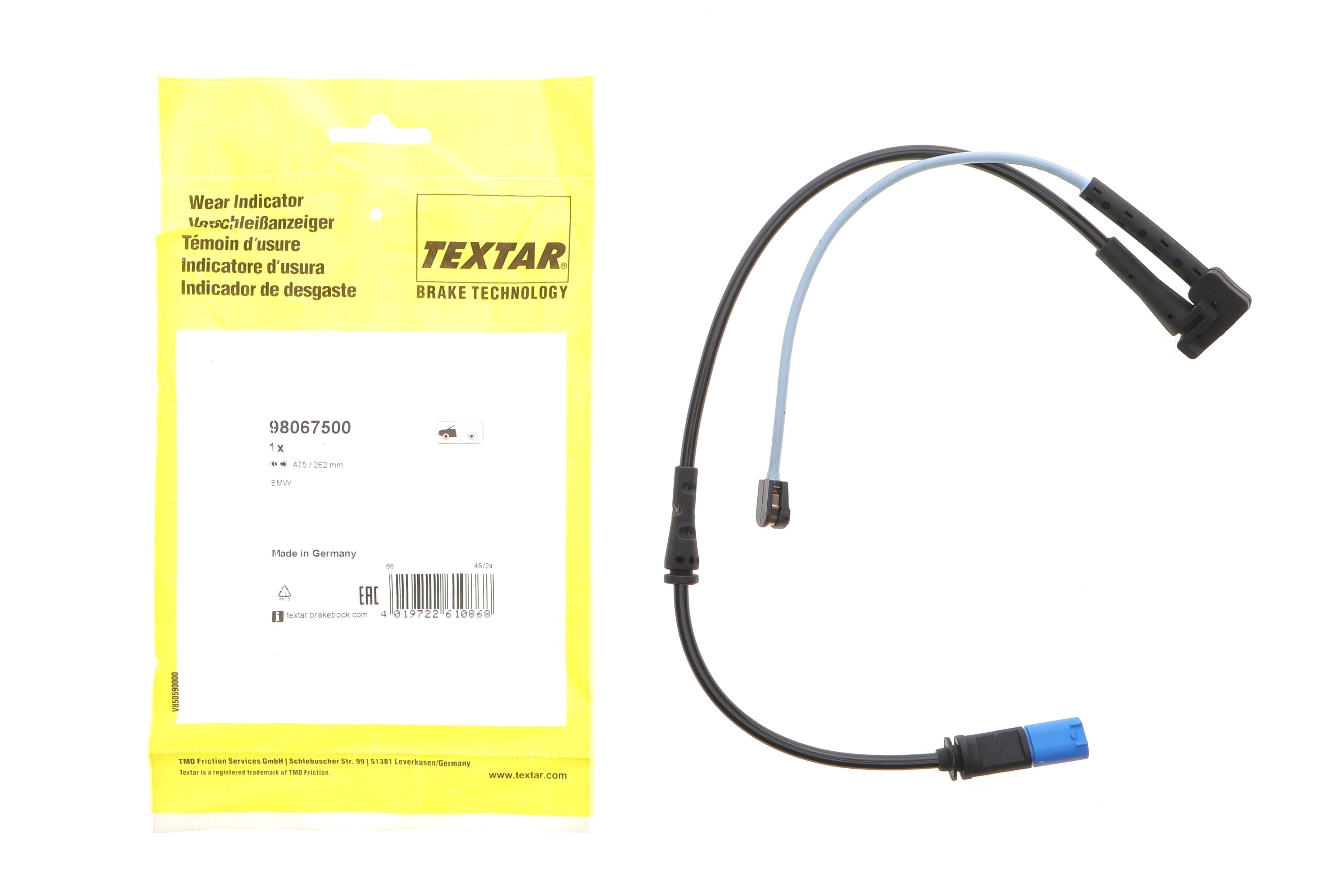 Датчик зносу гальмівних колодок (передніх) BMW X1 (U11) 22-/X2 (U10) 23- (к-кт) (L=475mm)