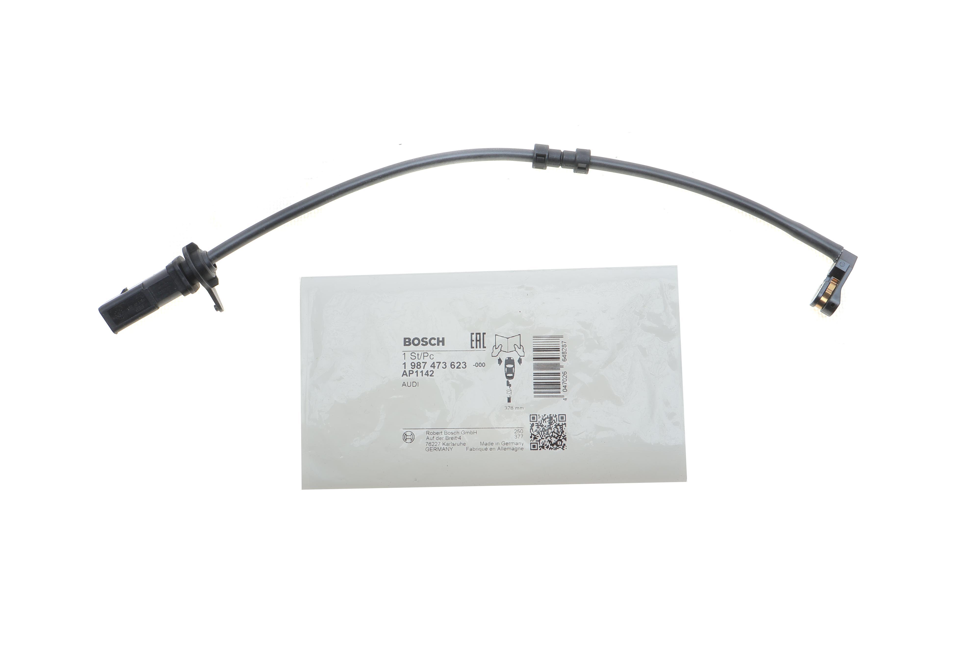 Датчик зносу гальмівних колодок (передніх) Audi A6/A8/Q5 10- (L=328mm)