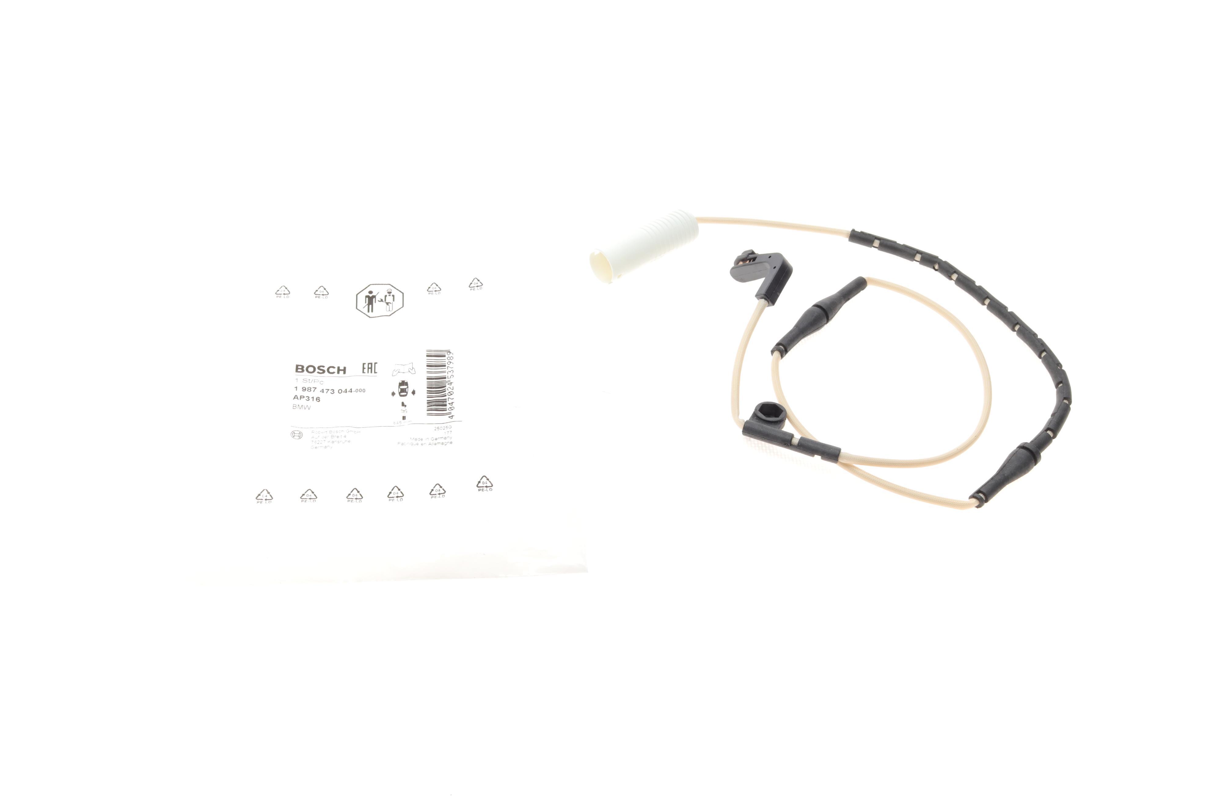 Датчик зносу гальмівних колодок (задніх) BMW 7 (E65/E66/E67) 3.0-6.0i 01-09 (L=845mm)
