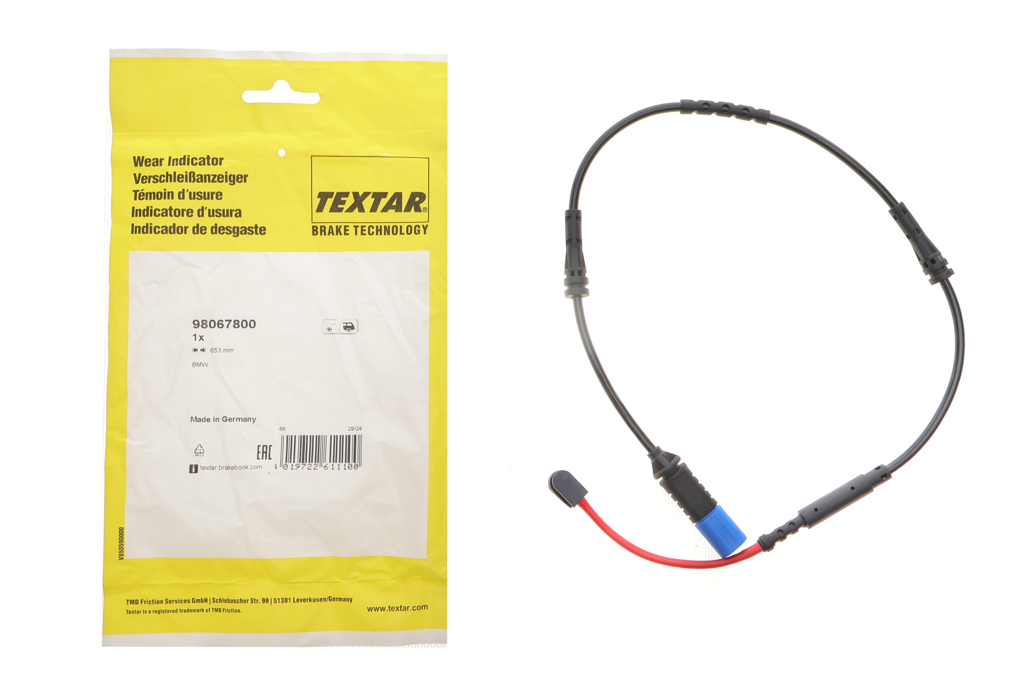 Датчик зносу гальмівних колодок (задніх) BMW 2 (U06) 21- (L=653mm)