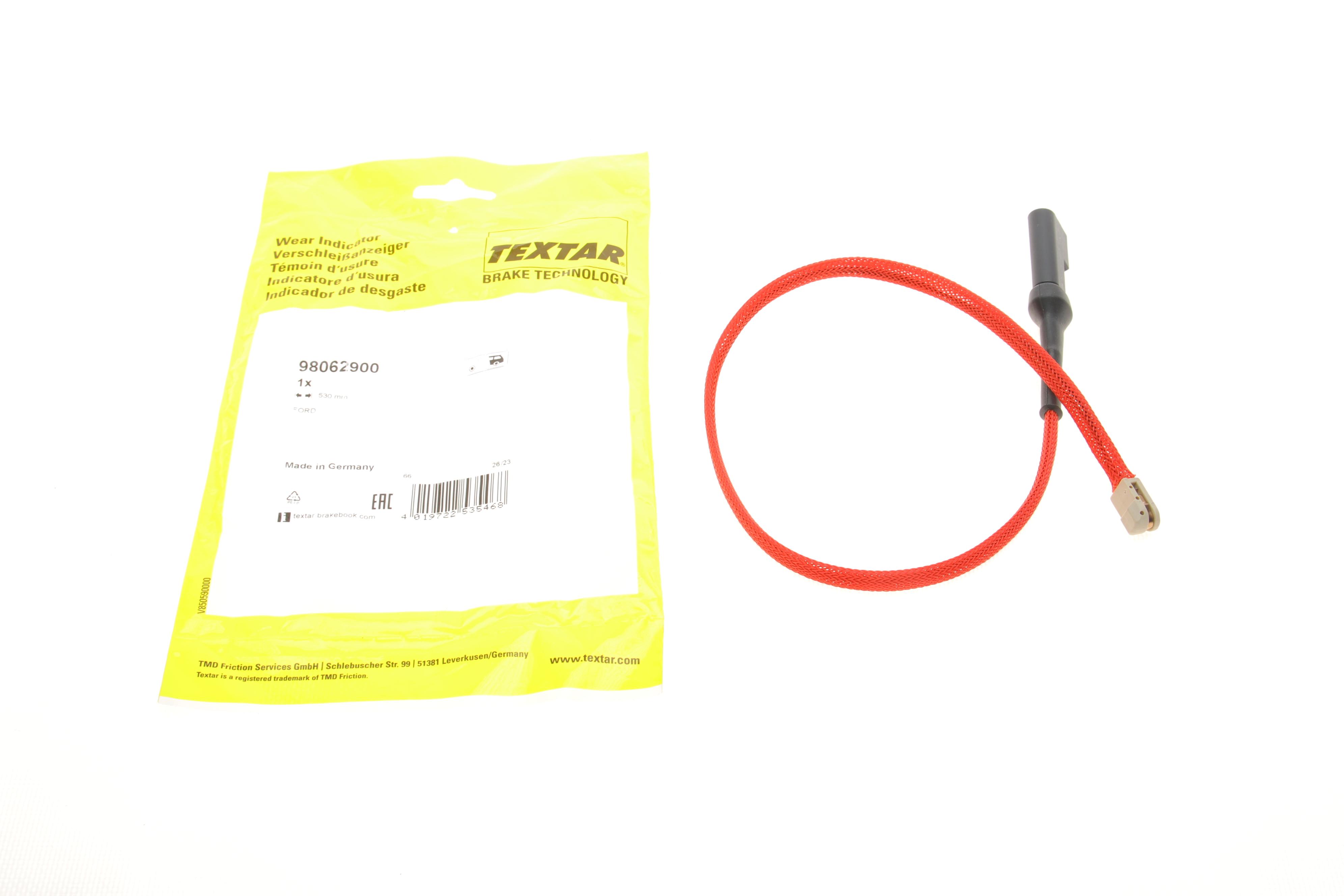 Датчик зносу гальмівних колодок (задніх) Ford Transit 2.0 EcoBlue 16- L=530mm