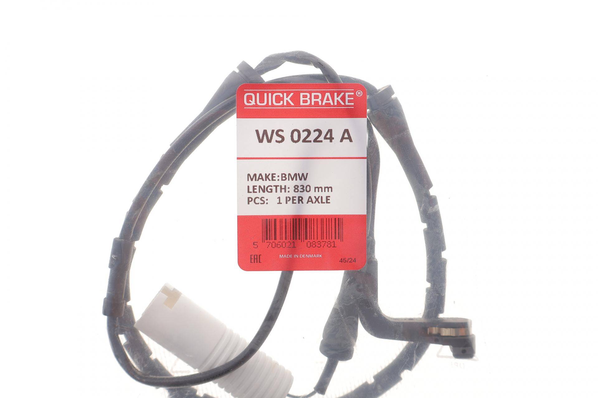 Датчик зносу гальмівних колодок (передніх) BMW 7 (E65/E66/E67) 730-760i 01-09 (L=830mm)