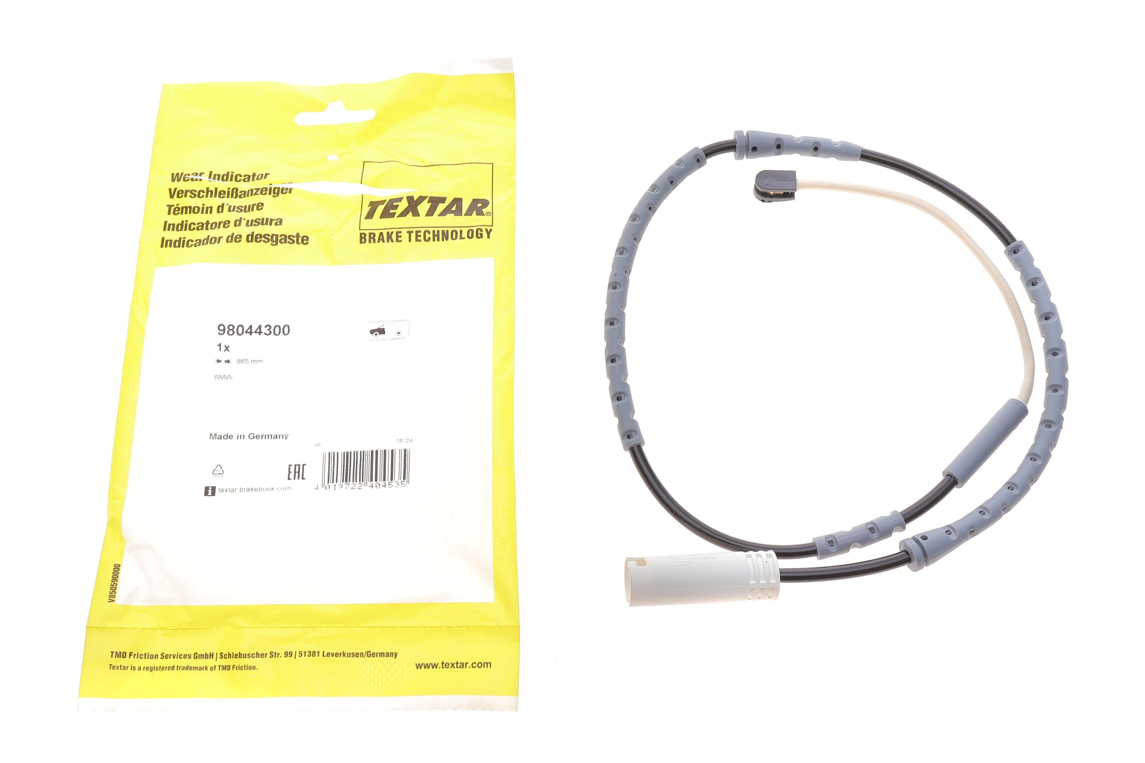 Датчик зносу гальмівних колодок (передніх) BMW 3 (E90/E91/E92)/ X1 (E84) 05-15 (L=865mm.)