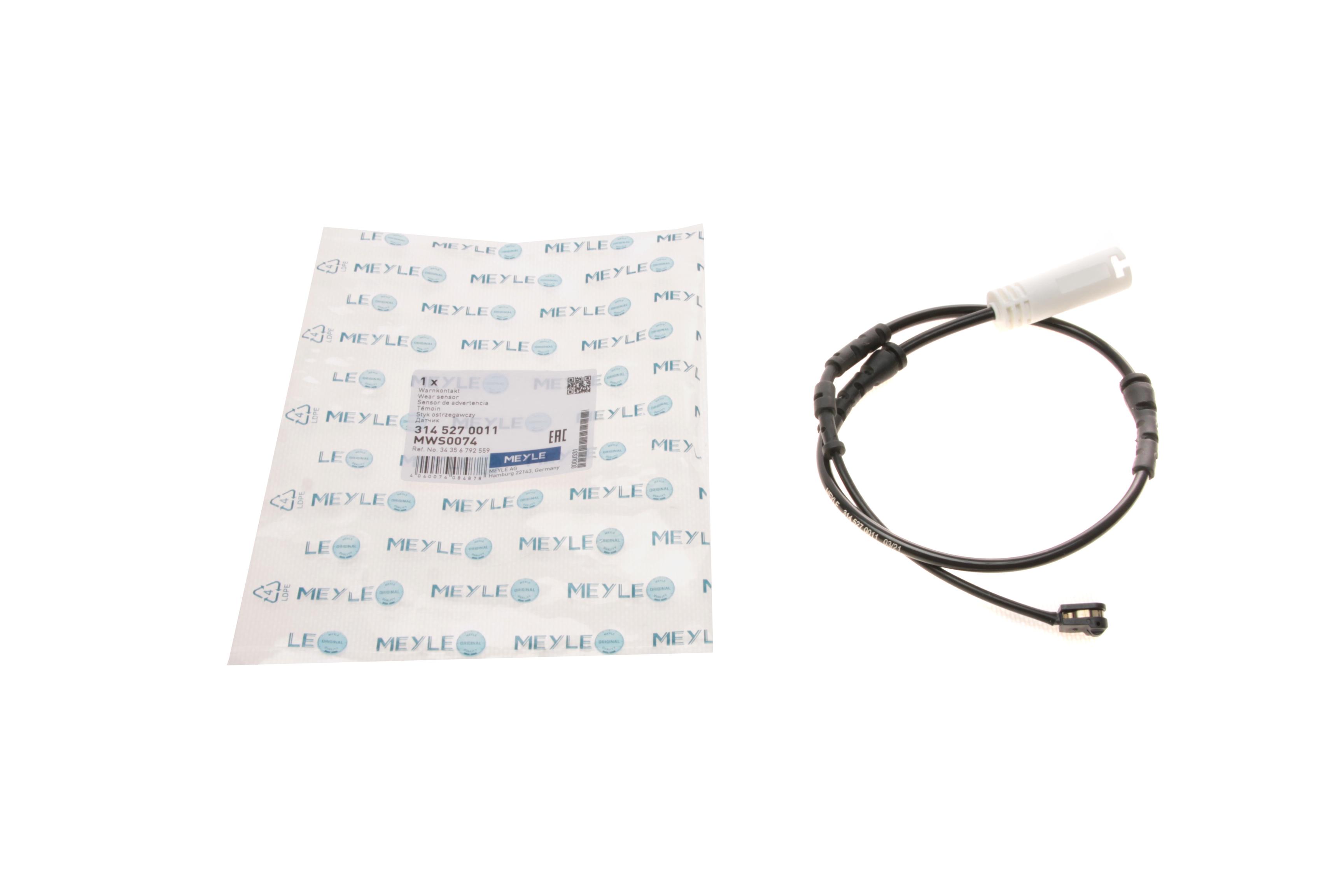 Датчик зносу гальмівних колодок (передніх) BMW 1 (E81/82)/ 3 (E90-93) 04-11 (L=650mm)