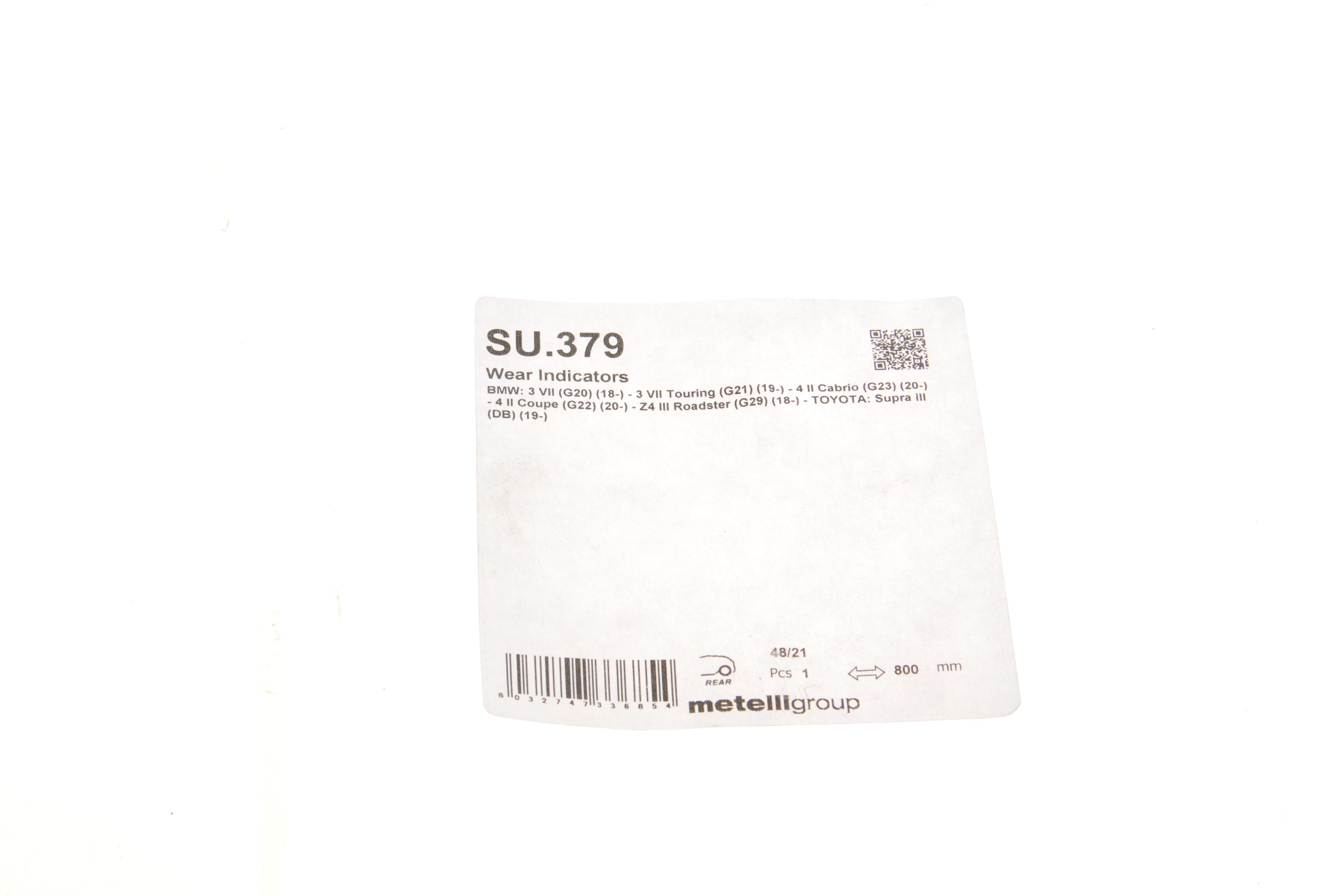 Датчик зносу гальмівних колодок (задніх) BMW 3 (G20/G21) 18-