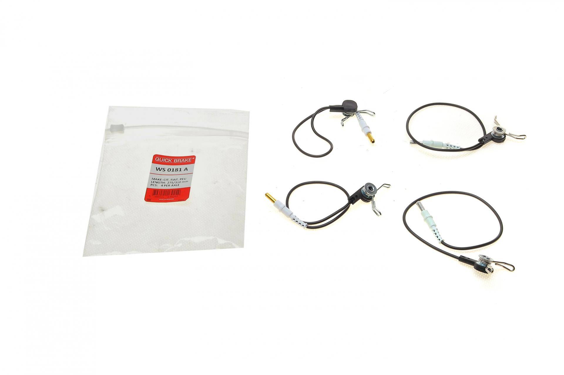 Датчик зносу гальмівних колодок (передніх) Peugeot Expert/Fiat Scudo 94-06 (L=275mm/310mm) К-кт 4 шт.