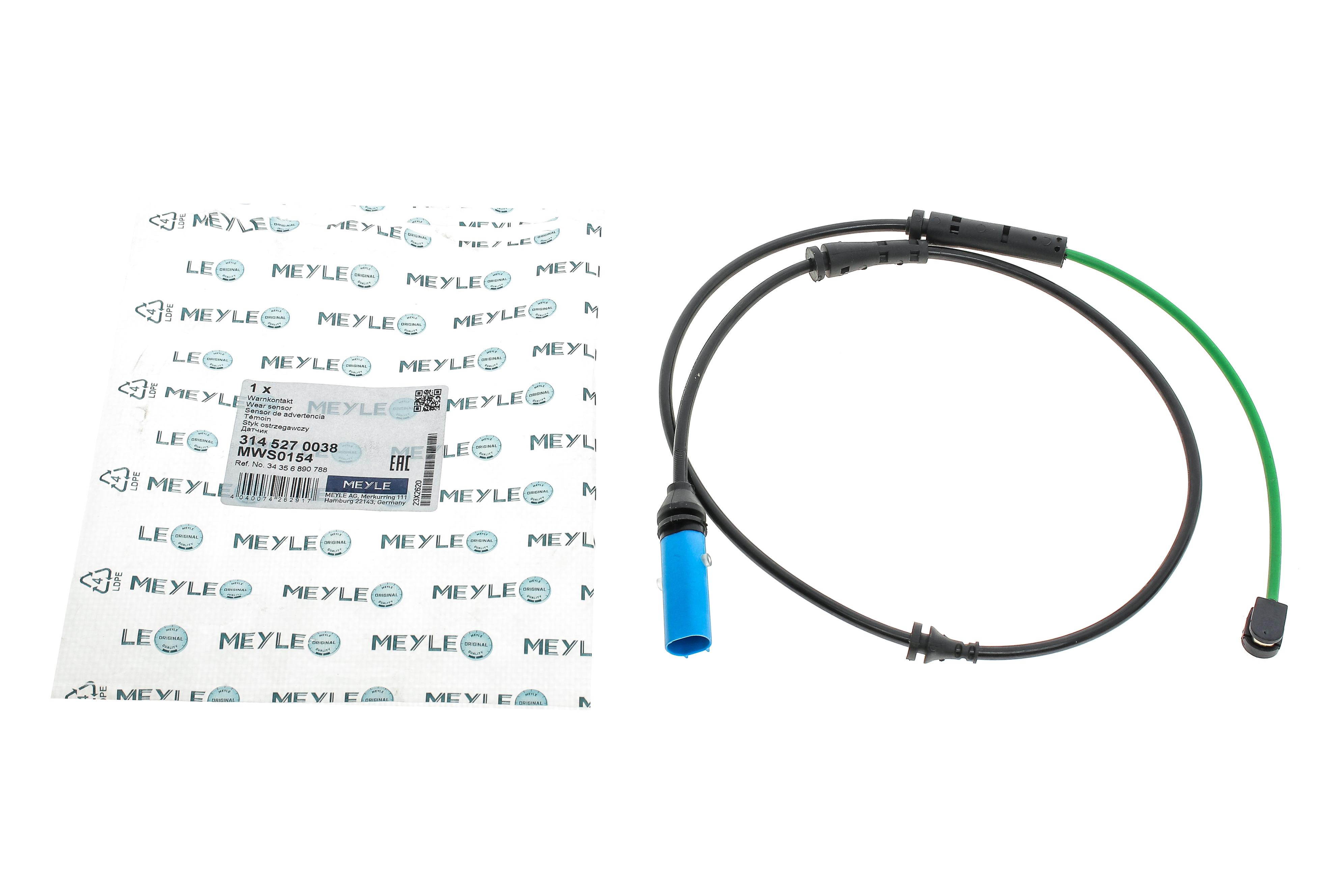 Датчик зносу гальмівних колодок (передніх) BMW 5 (G30/F90)/7 (G11/G12) 15- (L=910mm)