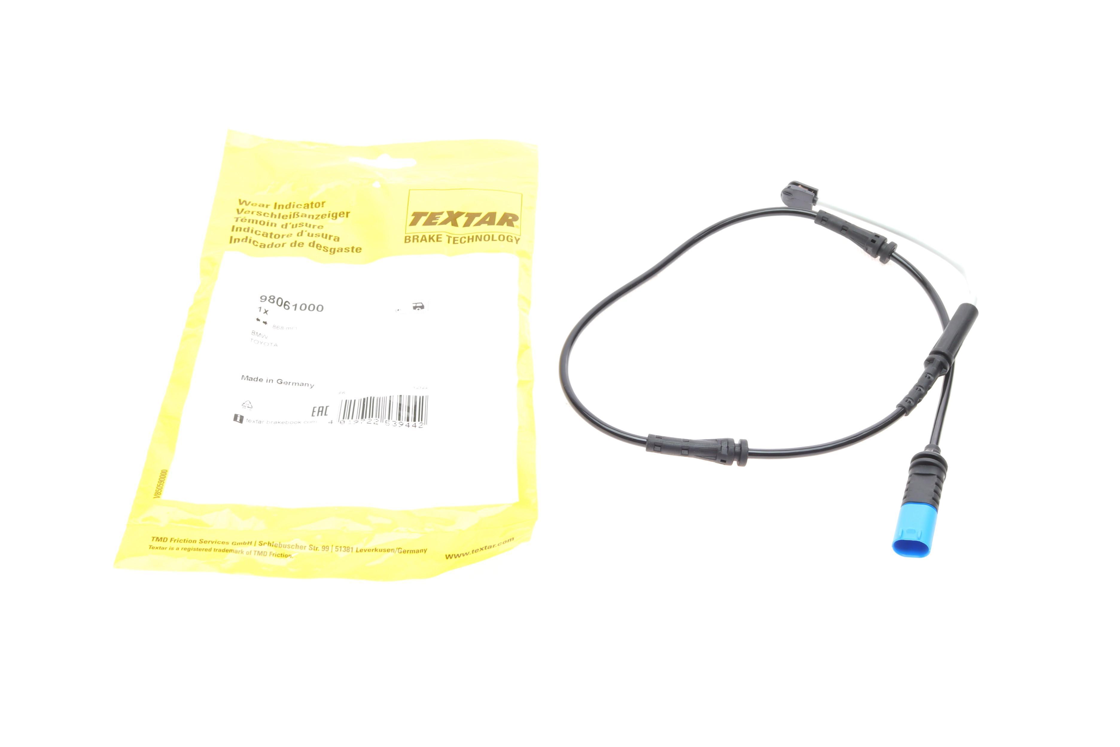 Датчик зносу гальмівних колодок (задніх) BMW X4 (G02/F98) 18- (L=868mm)