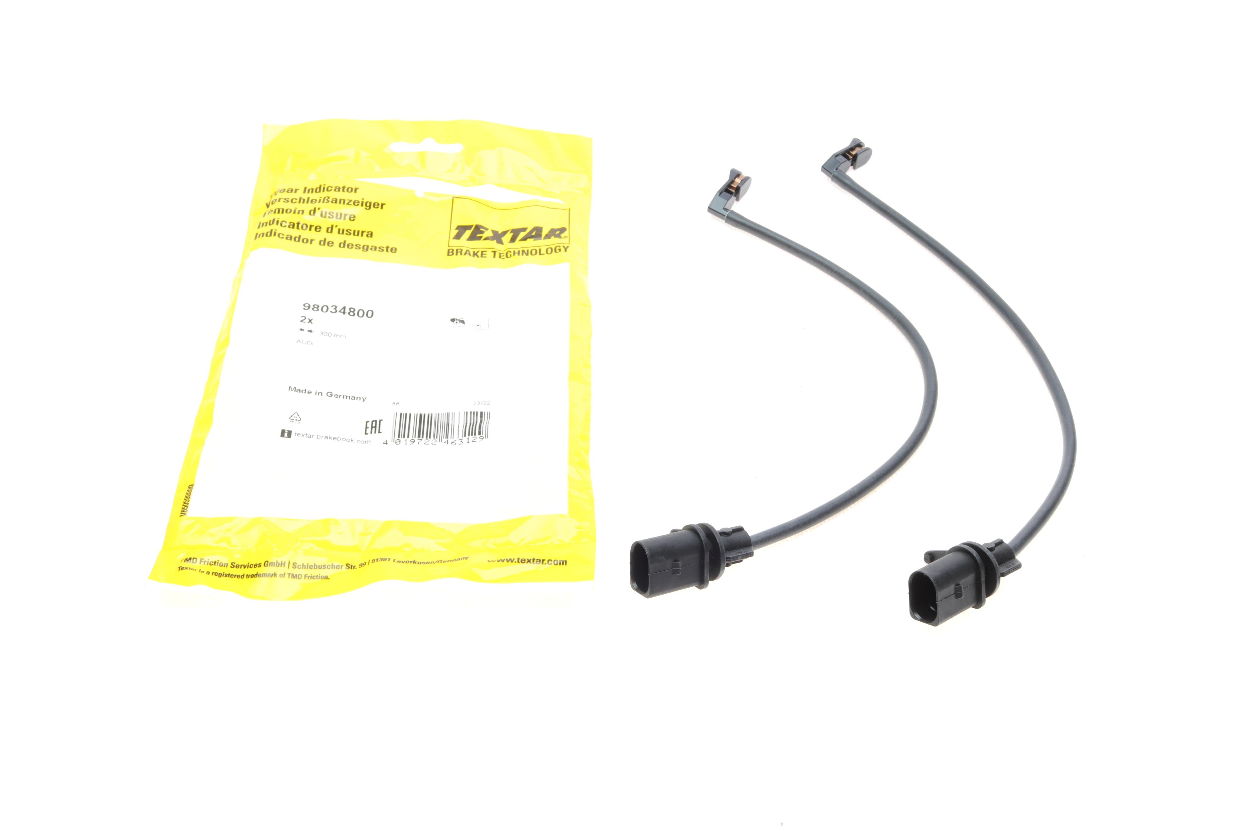 Датчик зносу гальмівних колодок (передніх) Audi A4/A5/A6/A7/Q5 06-18 (L=300mm) (к-кт 2шт)